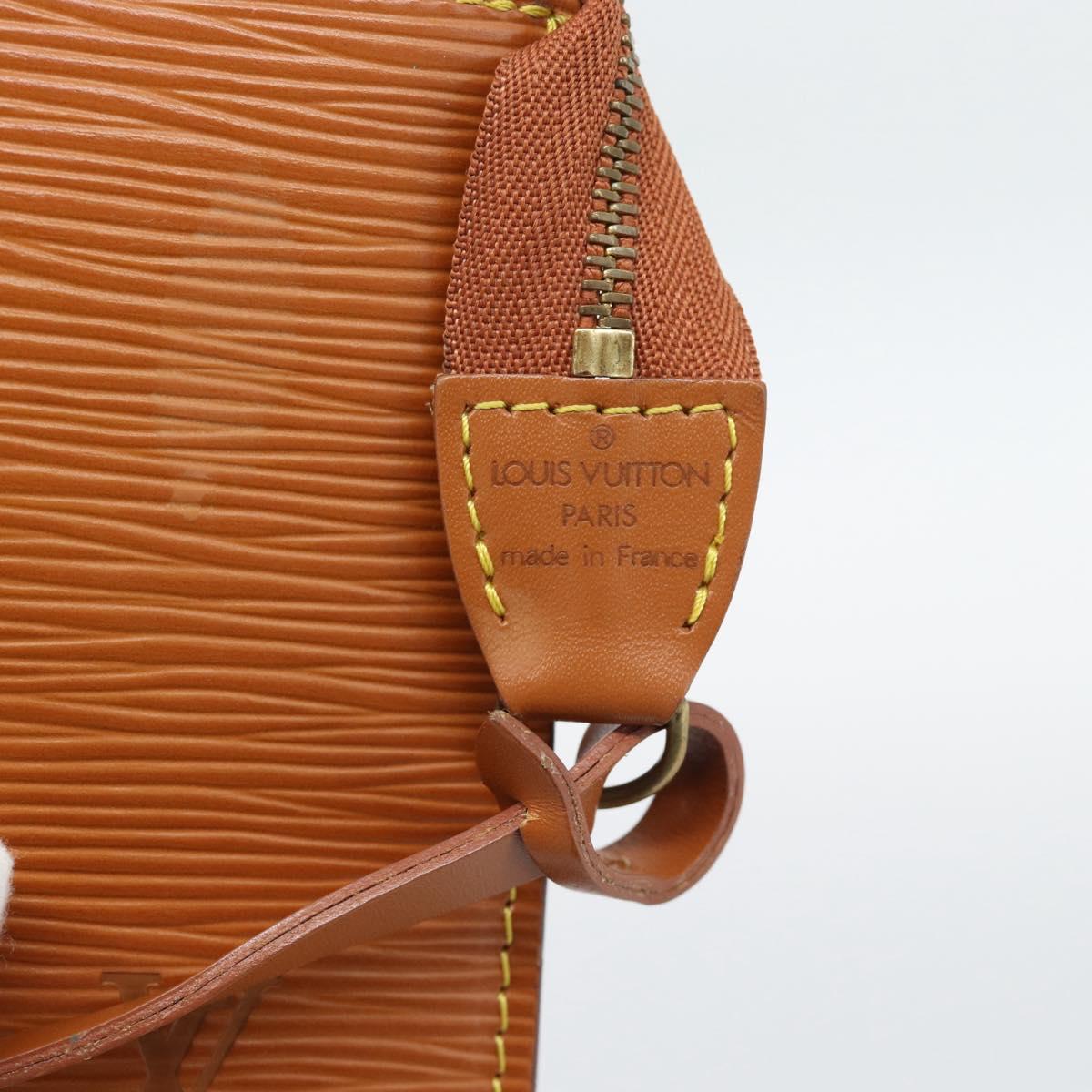 LOUIS VUITTON Epi Pochette Accessoires Pouch Zipangu Gold M52948 LV Auth 191332