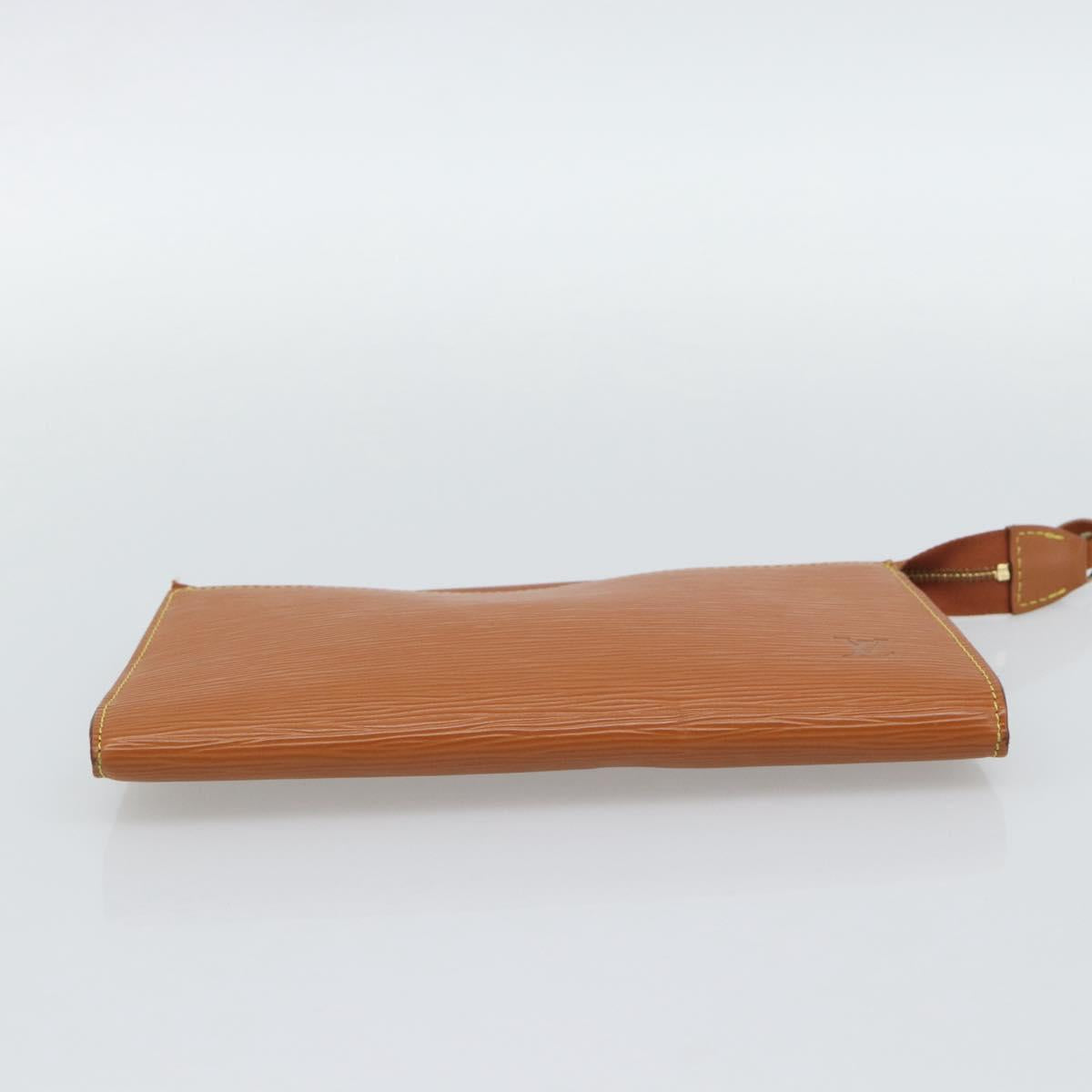 LOUIS VUITTON Epi Pochette Accessoires Pouch Zipangu Gold M52948 LV Auth 191332