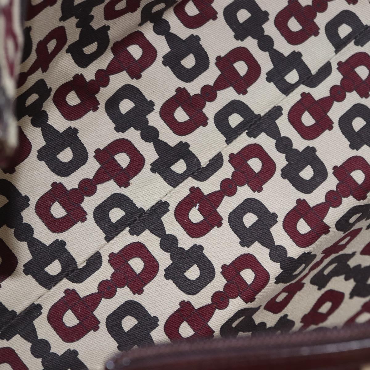 GUCCI GG Canvas Guccissima Tote Bag Leather Brown Gold 145993 Auth 191338V