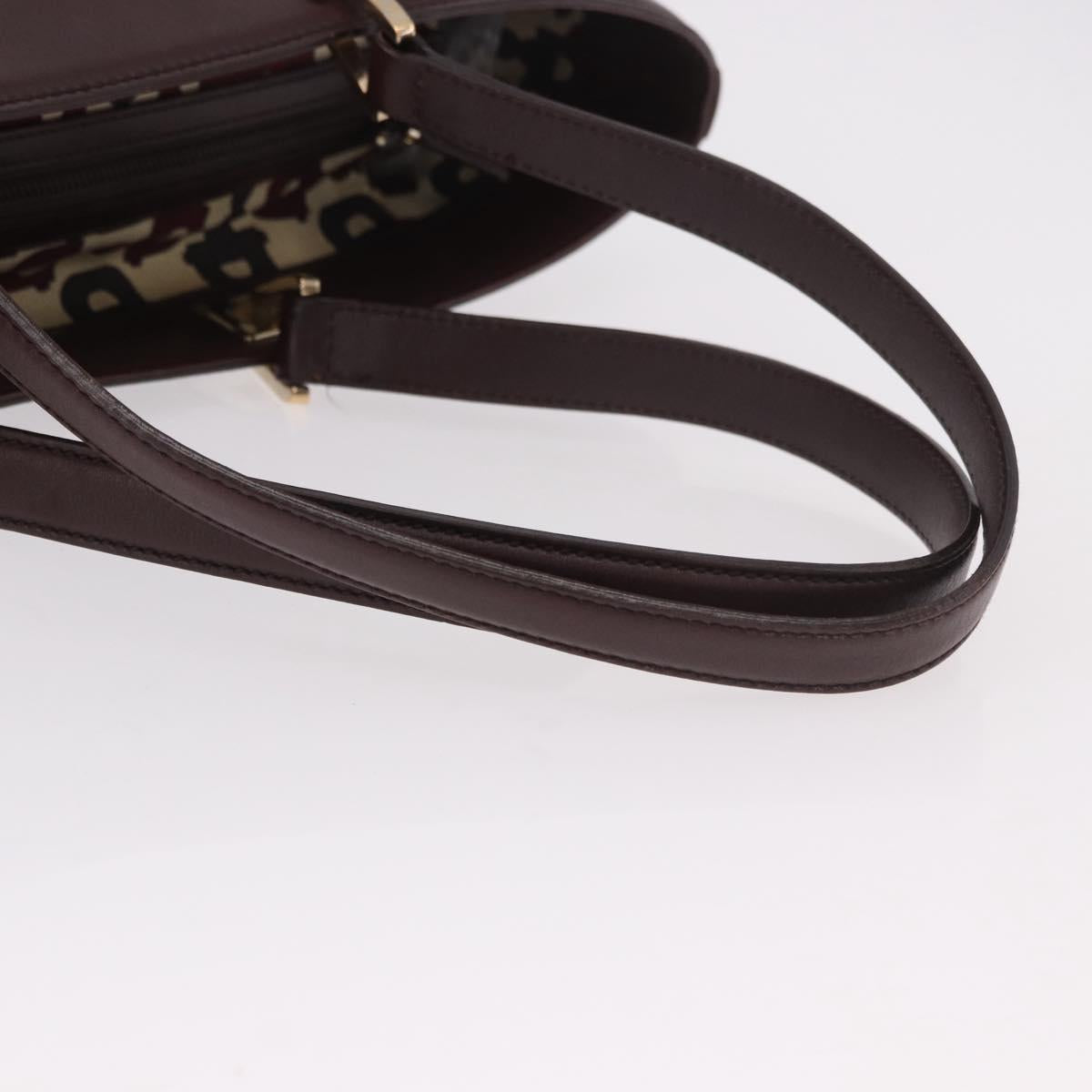 GUCCI GG Canvas Guccissima Tote Bag Leather Brown Gold 145993 Auth 191338V