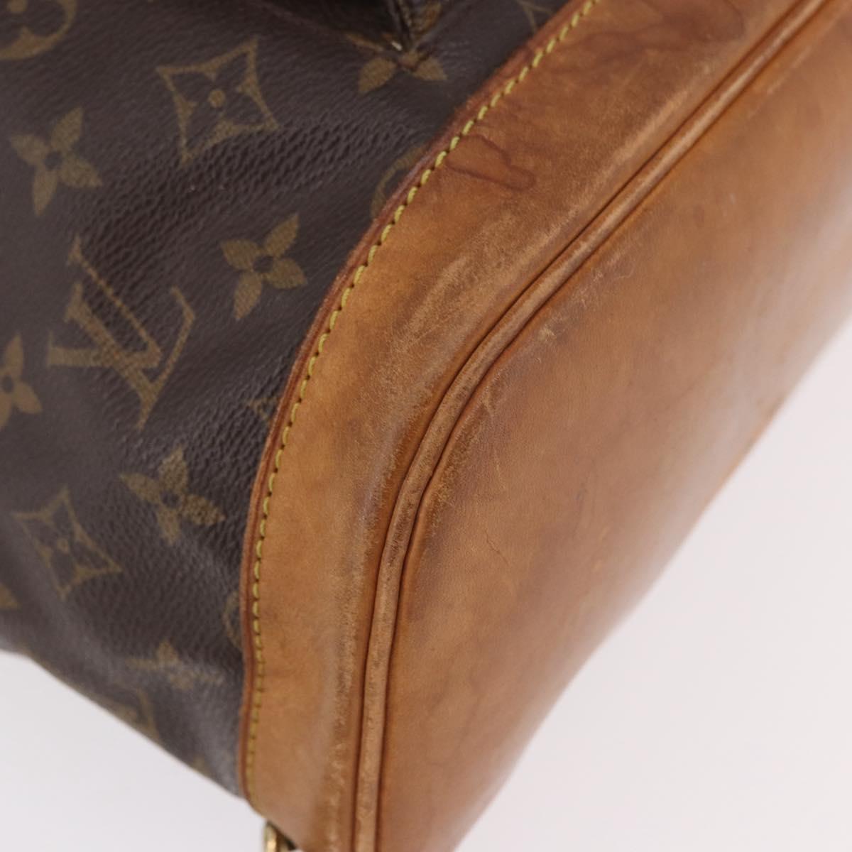 LOUIS VUITTON Monogram Montsouris GM Backpack M51135 LV Auth 191339