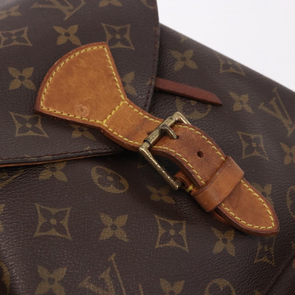 LOUIS VUITTON Monogram Montsouris GM Backpack M51135 LV Auth 191339