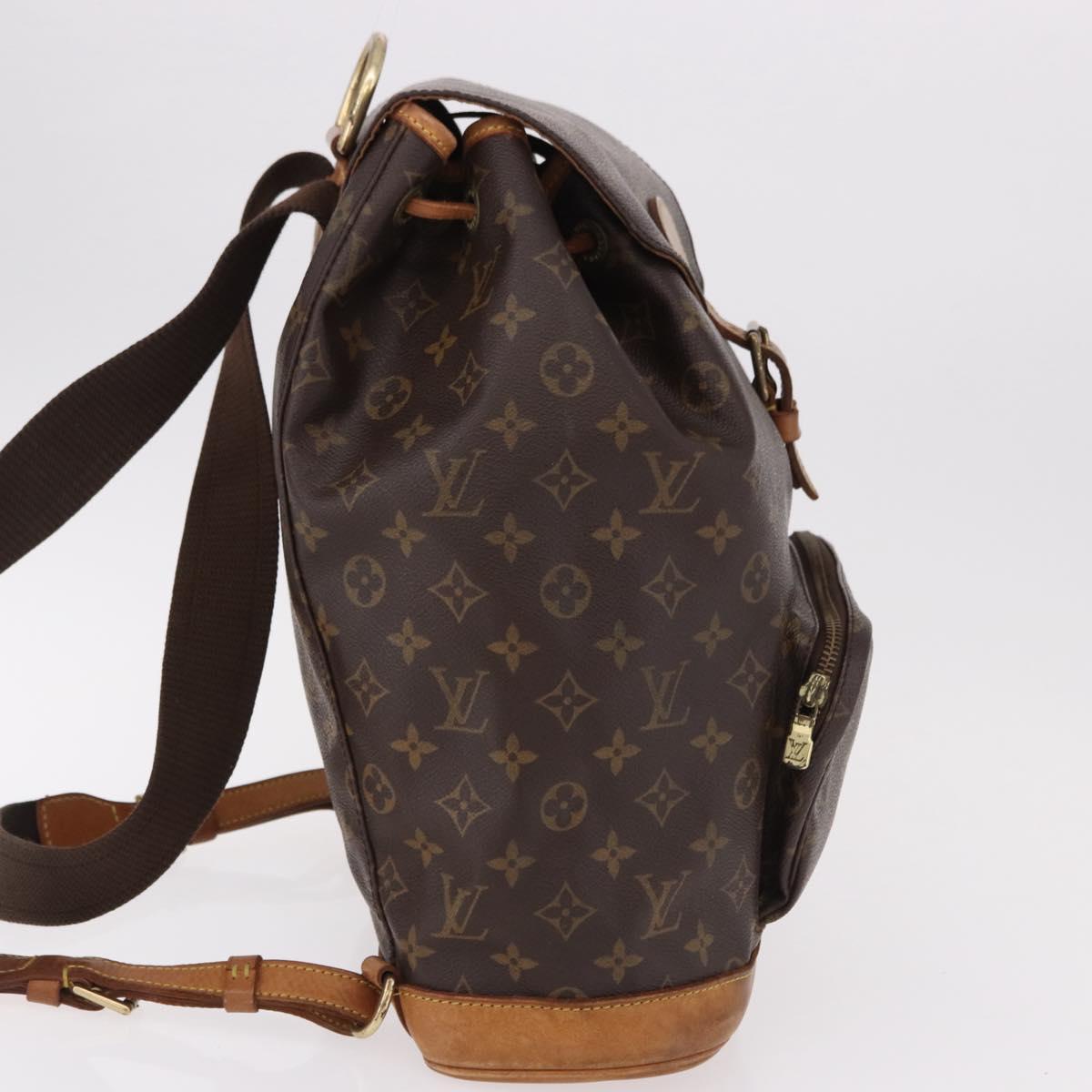 LOUIS VUITTON Monogram Montsouris GM Backpack M51135 LV Auth 191339