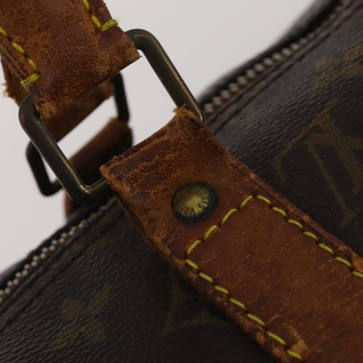 LOUIS VUITTON Monogram Keepall 50 Boston Bag M41426 LV Auth 191340