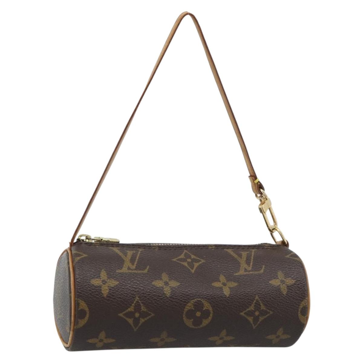 LOUIS VUITTON Monogram Papillon Pouch LV Auth 191342