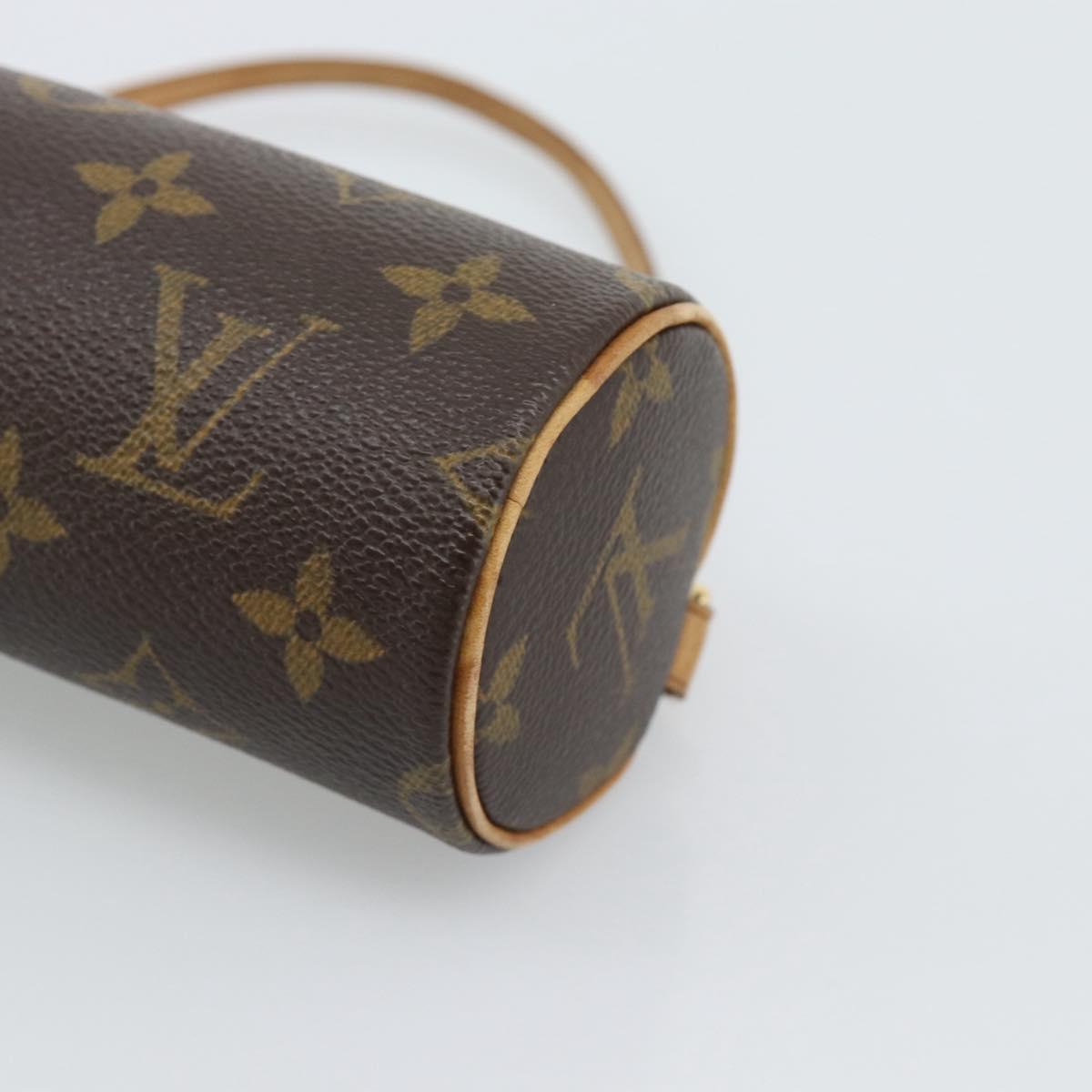 LOUIS VUITTON Monogram Papillon Pouch LV Auth 191342