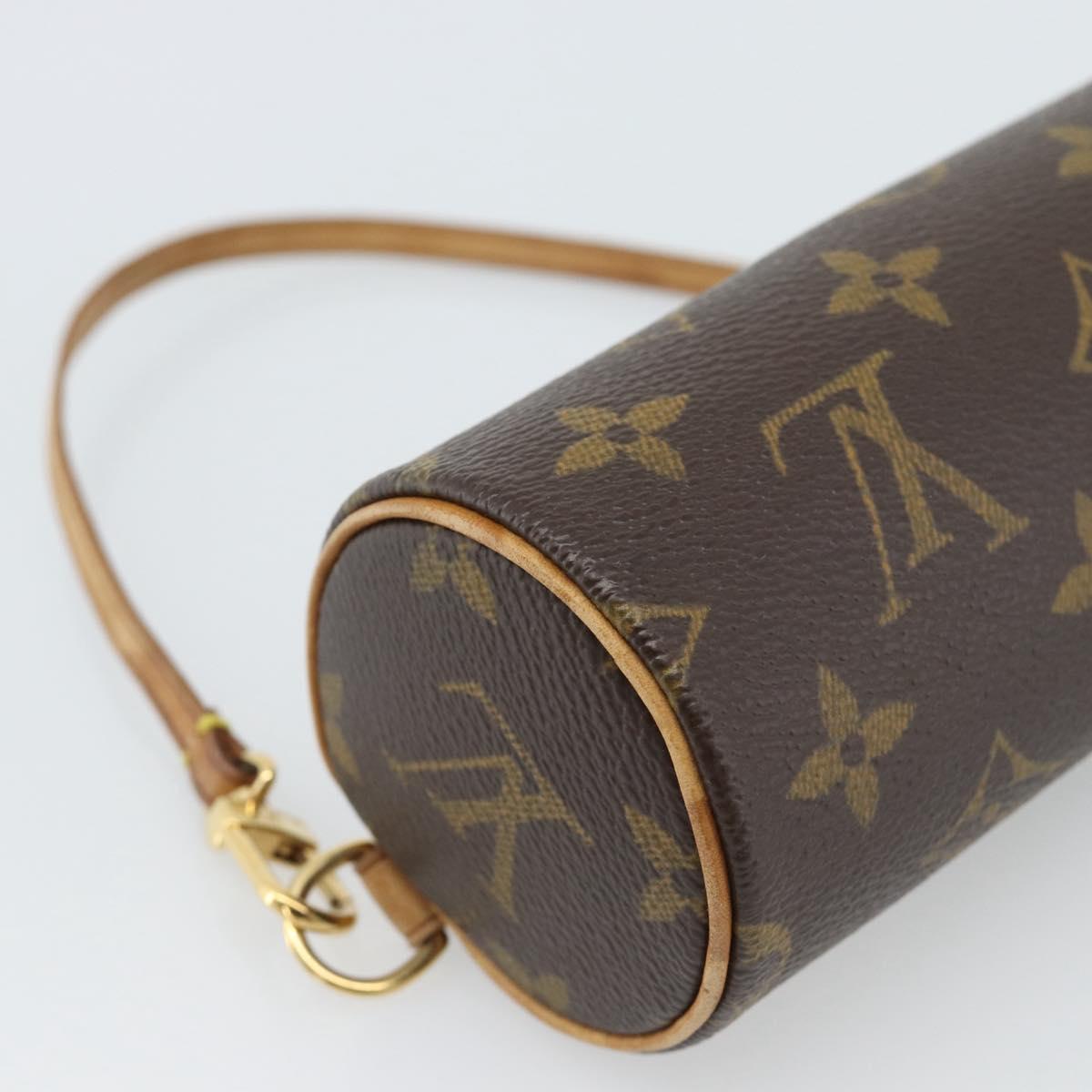 LOUIS VUITTON Monogram Papillon Pouch LV Auth 191342