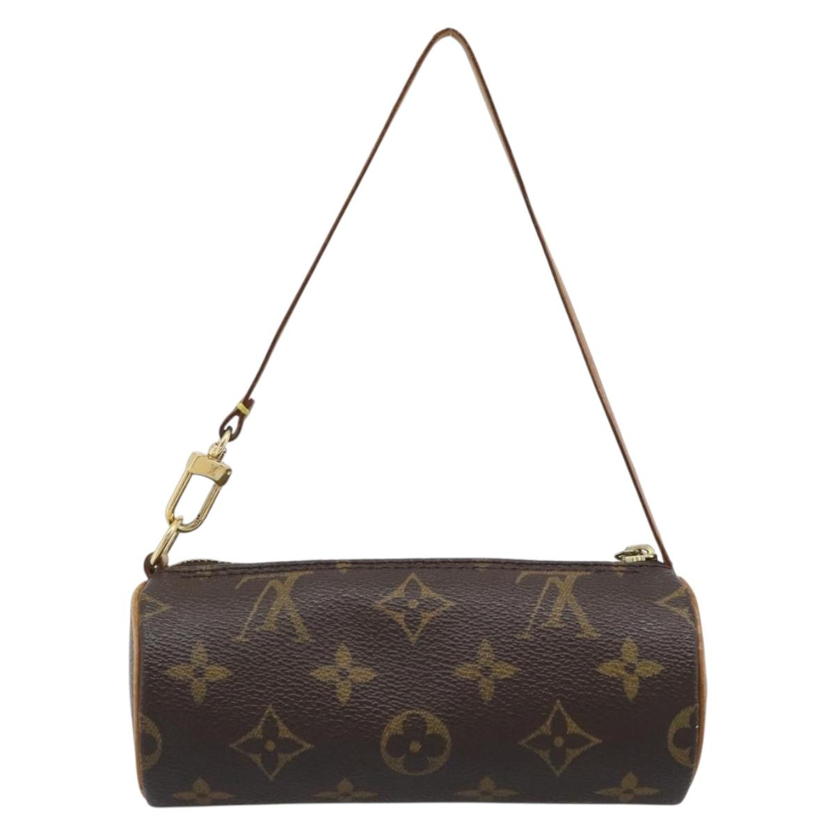 LOUIS VUITTON Monogram Papillon Pouch LV Auth 191342
