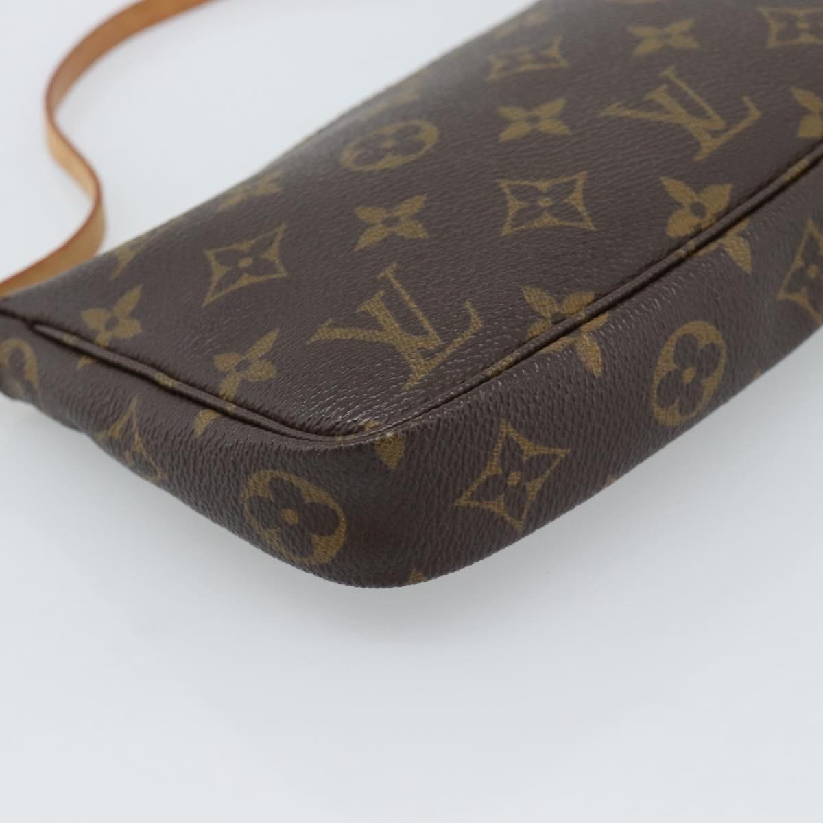 LOUIS VUITTON Monogram Pochette Accessoires Pouch M51980 LV Auth 191344V