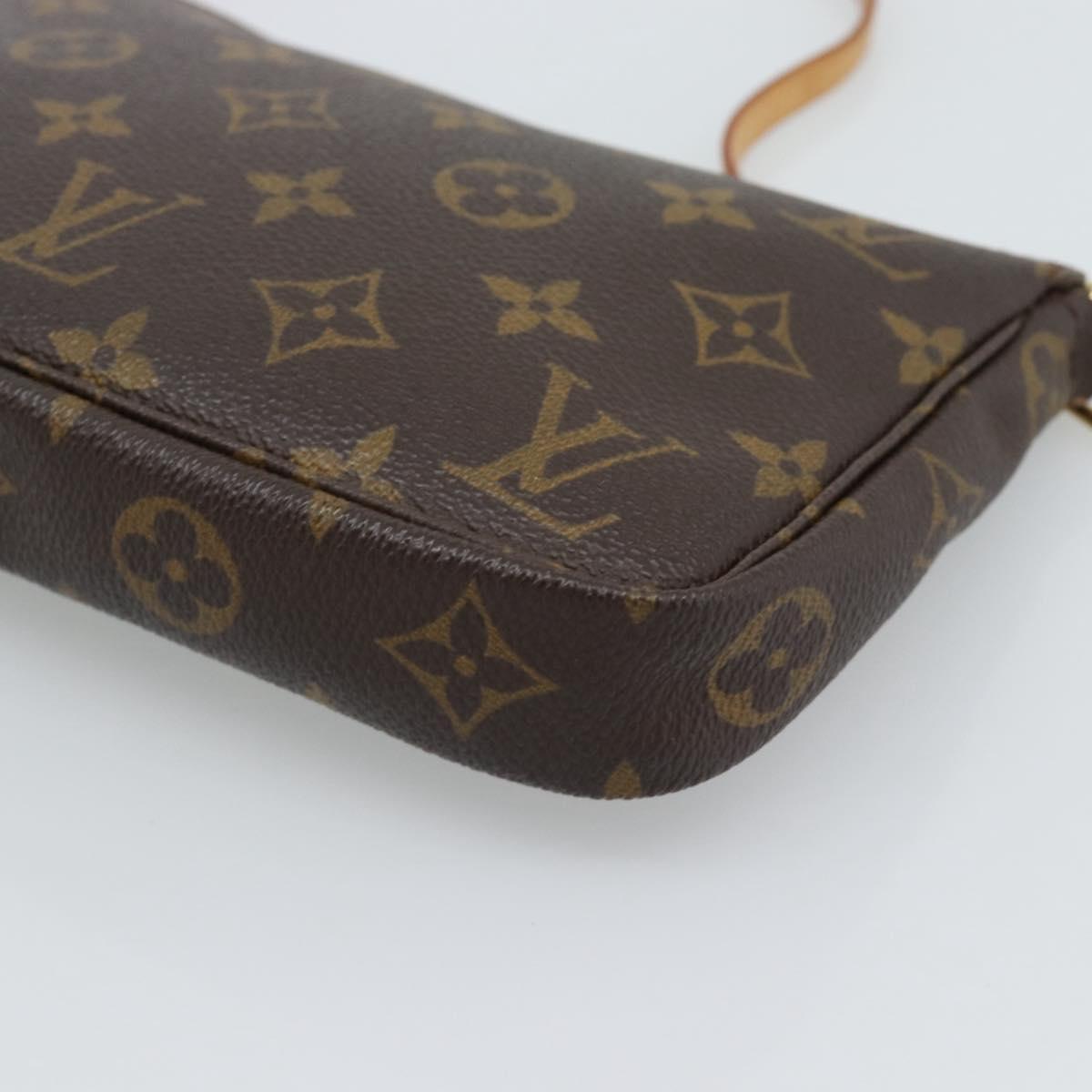 LOUIS VUITTON Monogram Pochette Accessoires Pouch M51980 LV Auth 191344V