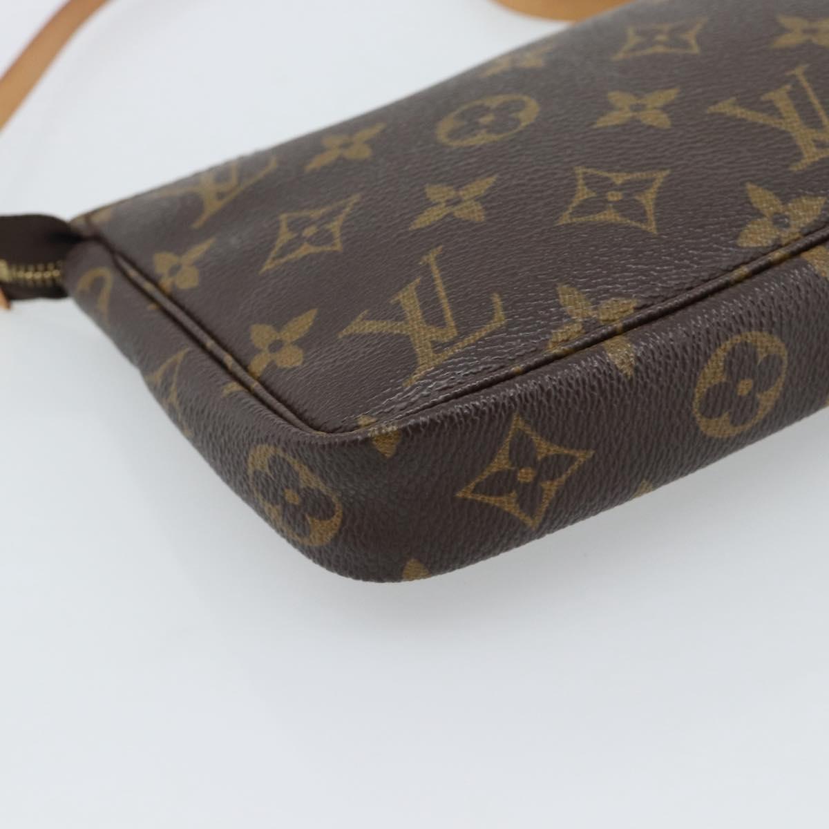 LOUIS VUITTON Monogram Pochette Accessoires Pouch M51980 LV Auth 191344V