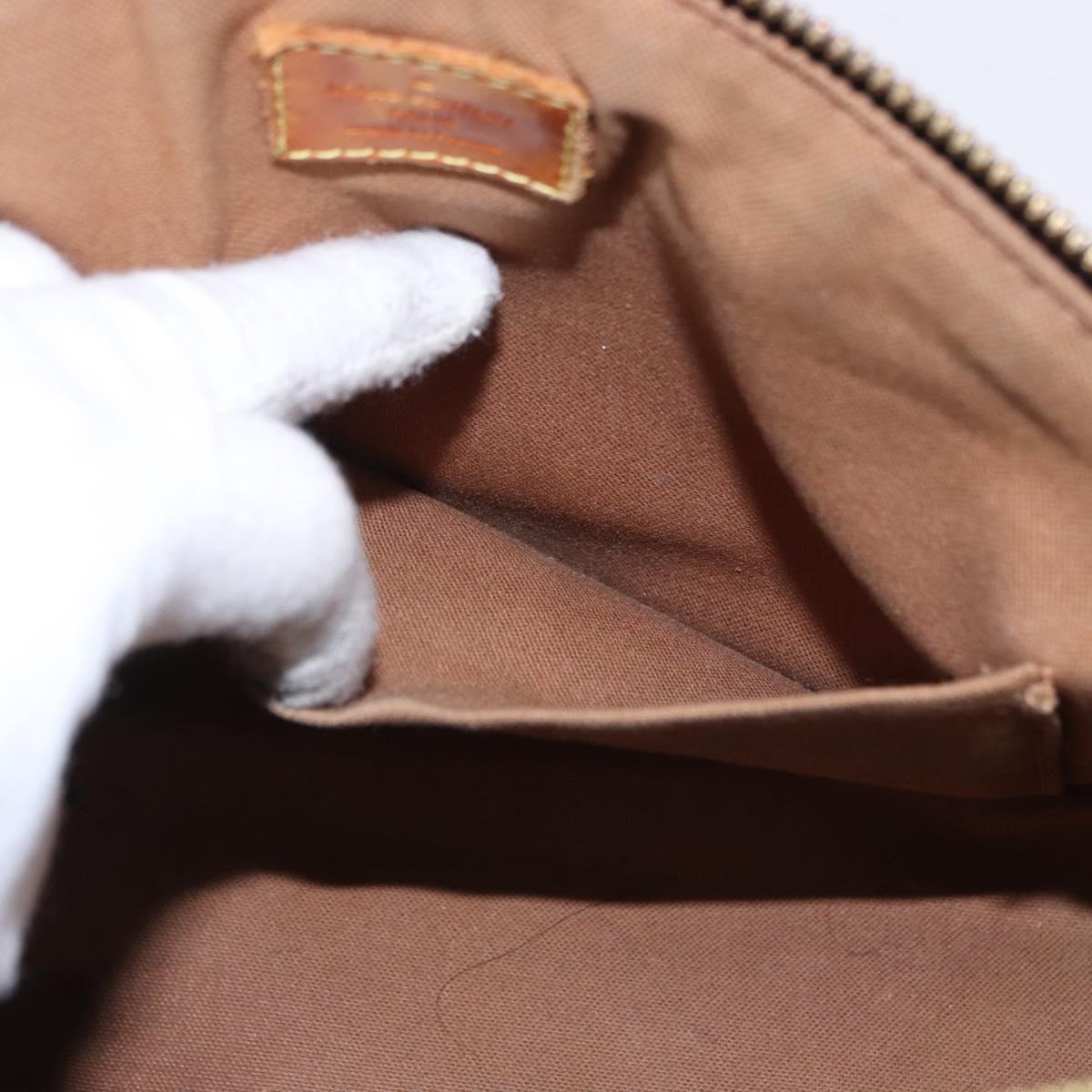 LOUIS VUITTON Monogram Palermo PM Tote Bag M40145 LV Auth 191350