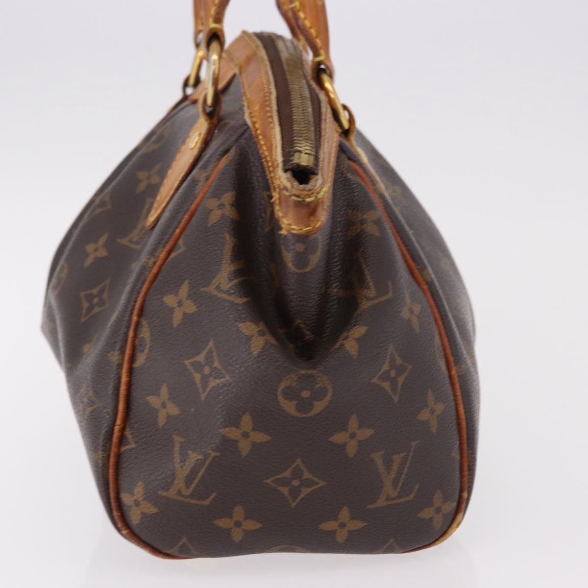 LOUIS VUITTON Monogram Palermo PM Tote Bag M40145 LV Auth 191350