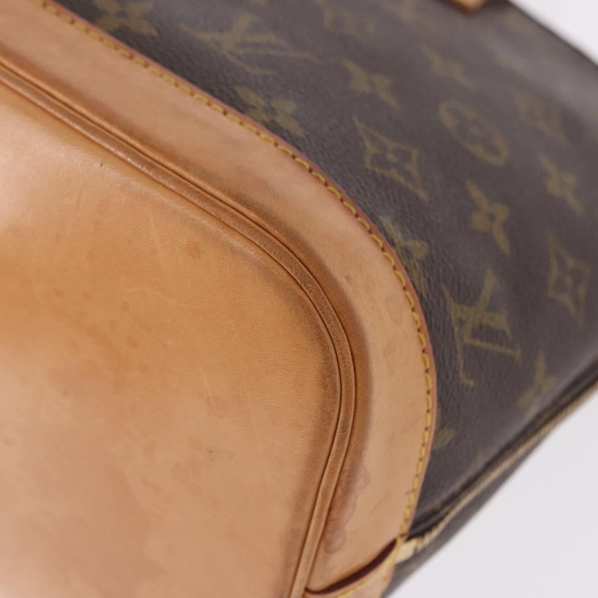 LOUIS VUITTON Monogram Alma Hand Bag M51130 LV Auth 191351