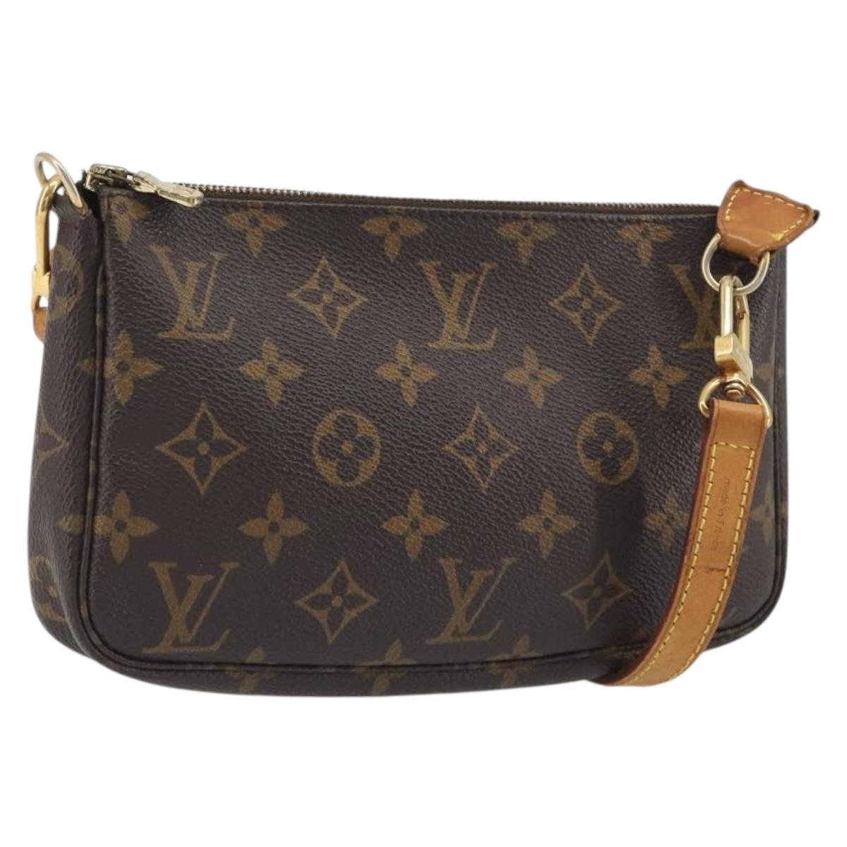 LOUIS VUITTON Monogram Pochette Accessoires Pouch M51980 LV Auth 191359