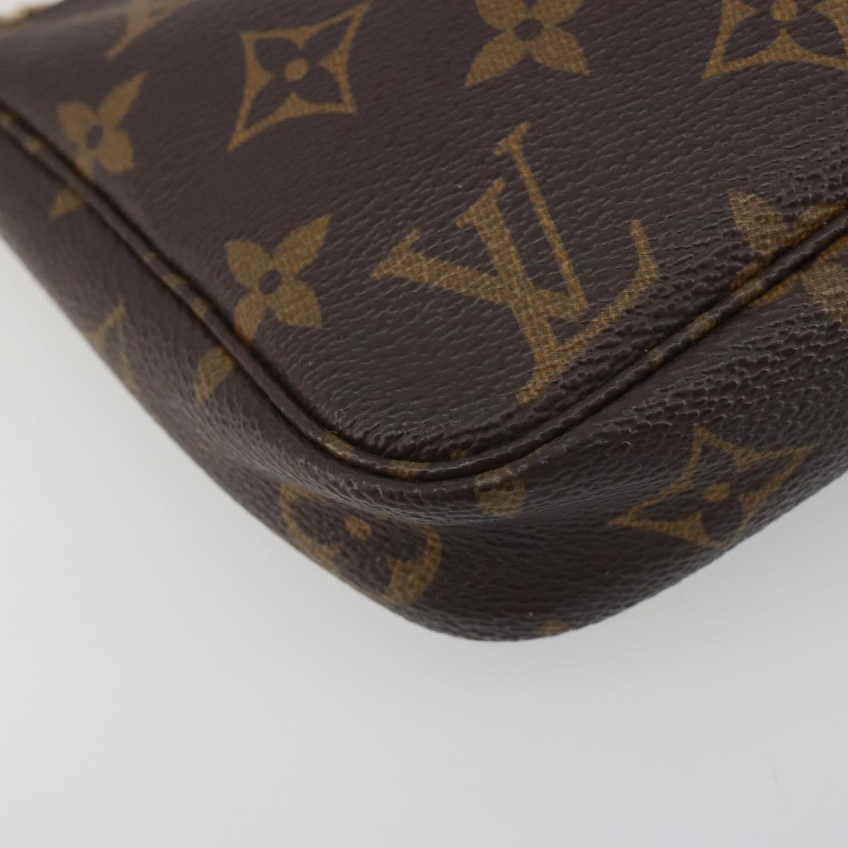 LOUIS VUITTON Monogram Pochette Accessoires Pouch M51980 LV Auth 191359