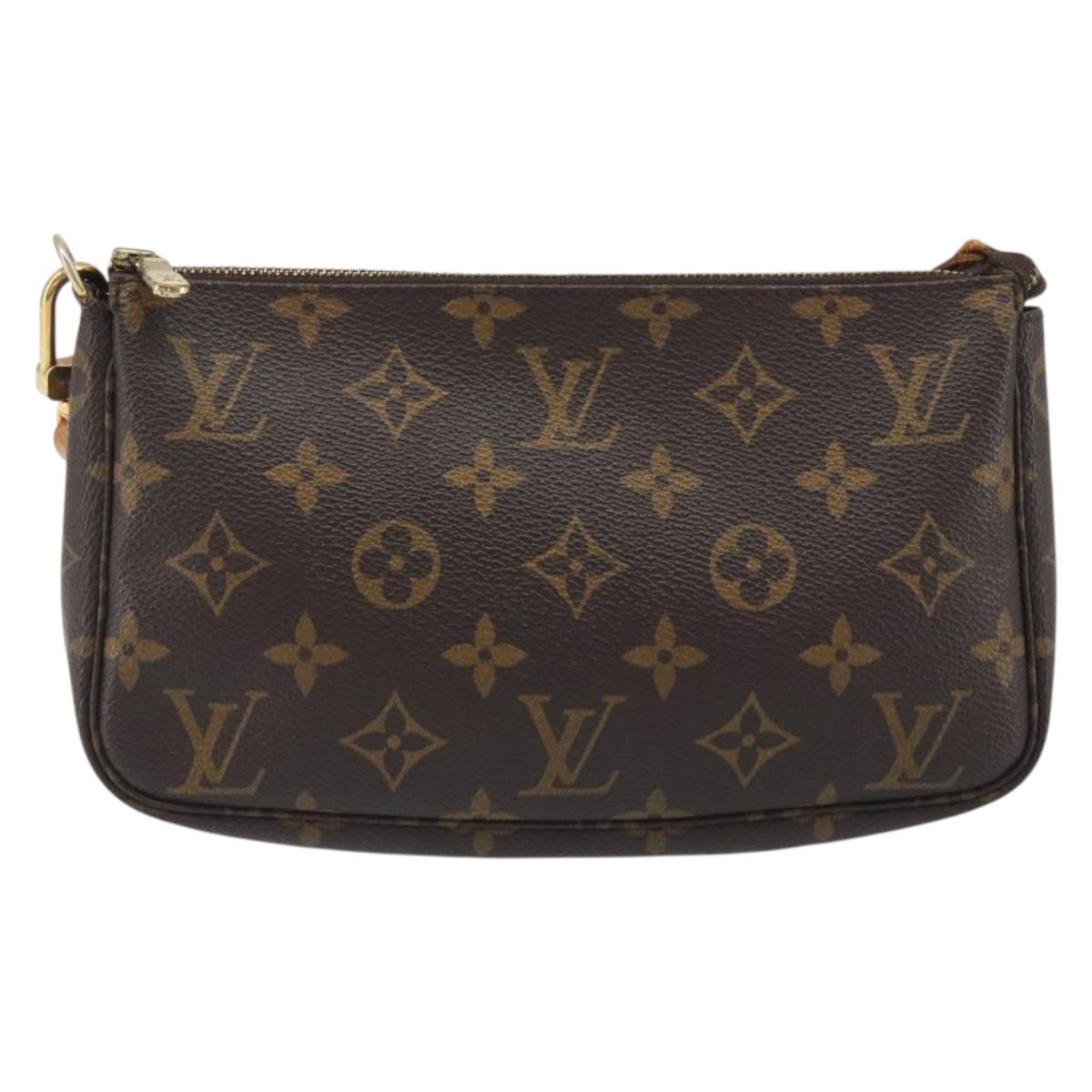LOUIS VUITTON Monogram Pochette Accessoires Pouch M51980 LV Auth 191359