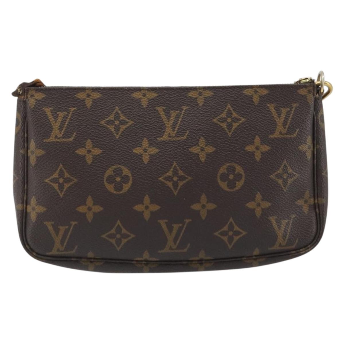 LOUIS VUITTON Monogram Pochette Accessoires Pouch M51980 LV Auth 191359