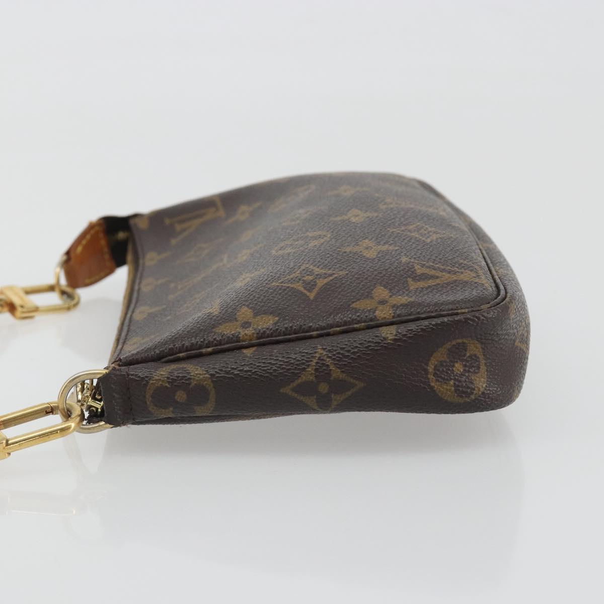 LOUIS VUITTON Monogram Pochette Accessoires Pouch M51980 LV Auth 191359