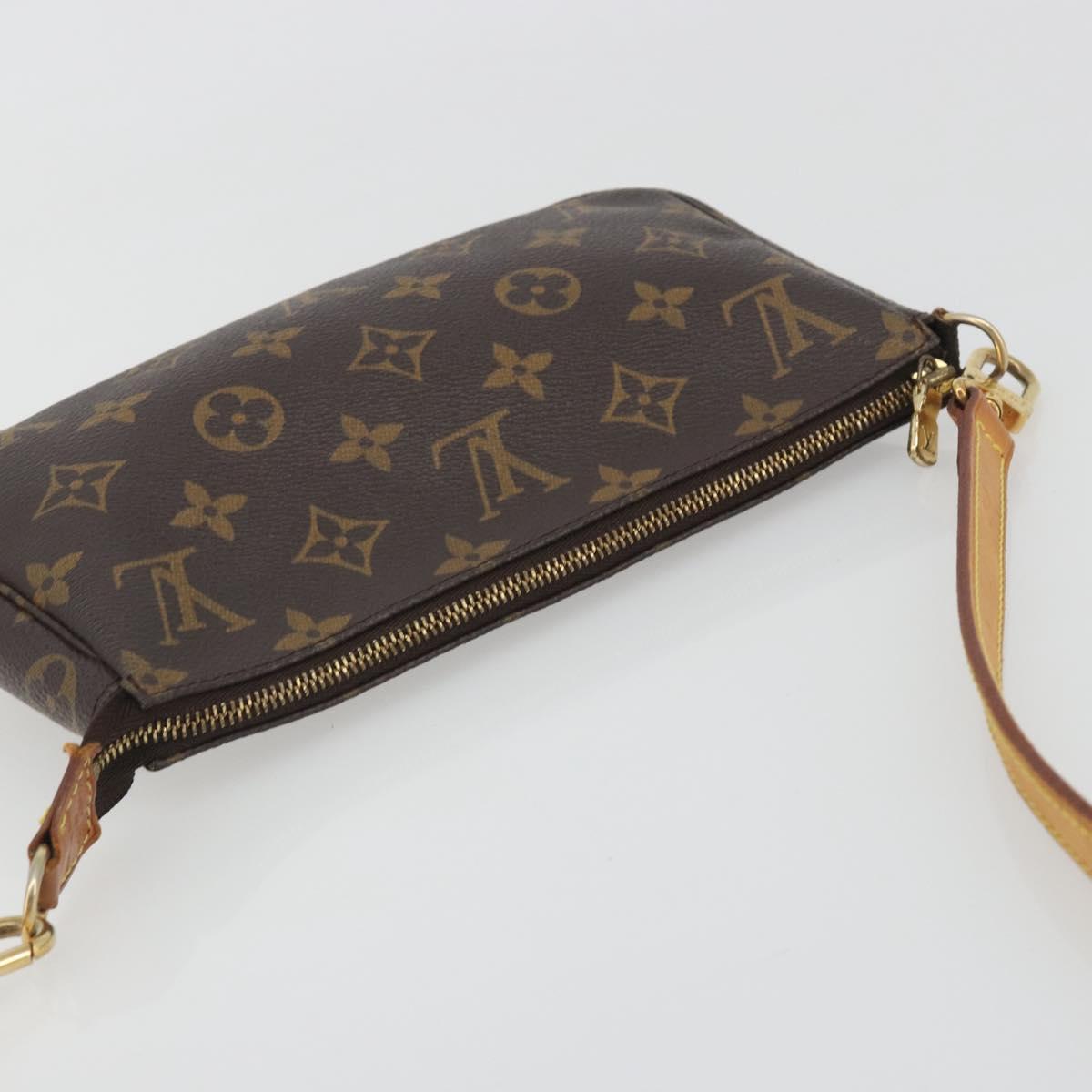 LOUIS VUITTON Monogram Pochette Accessoires Pouch M51980 LV Auth 191359