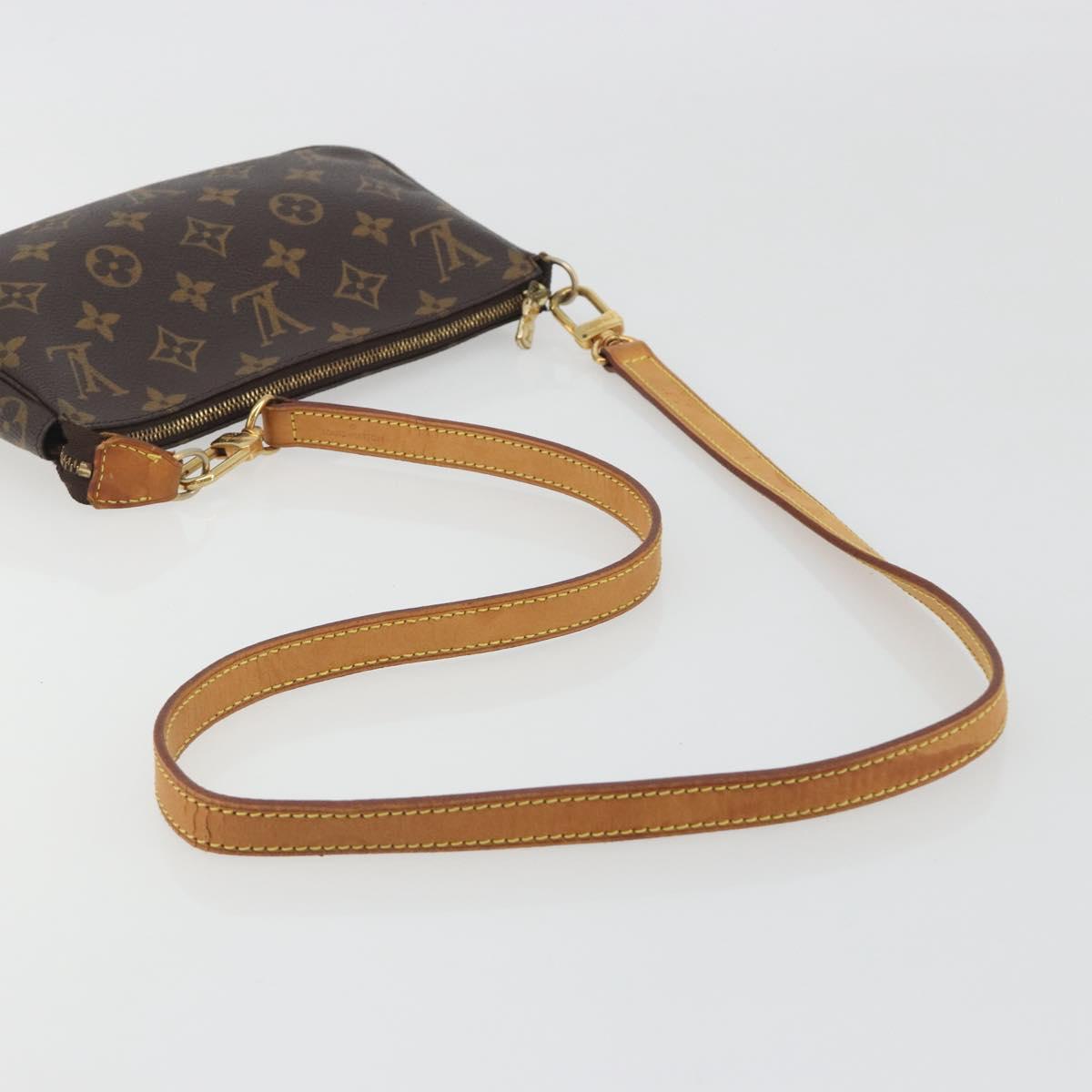 LOUIS VUITTON Monogram Pochette Accessoires Pouch M51980 LV Auth 191359
