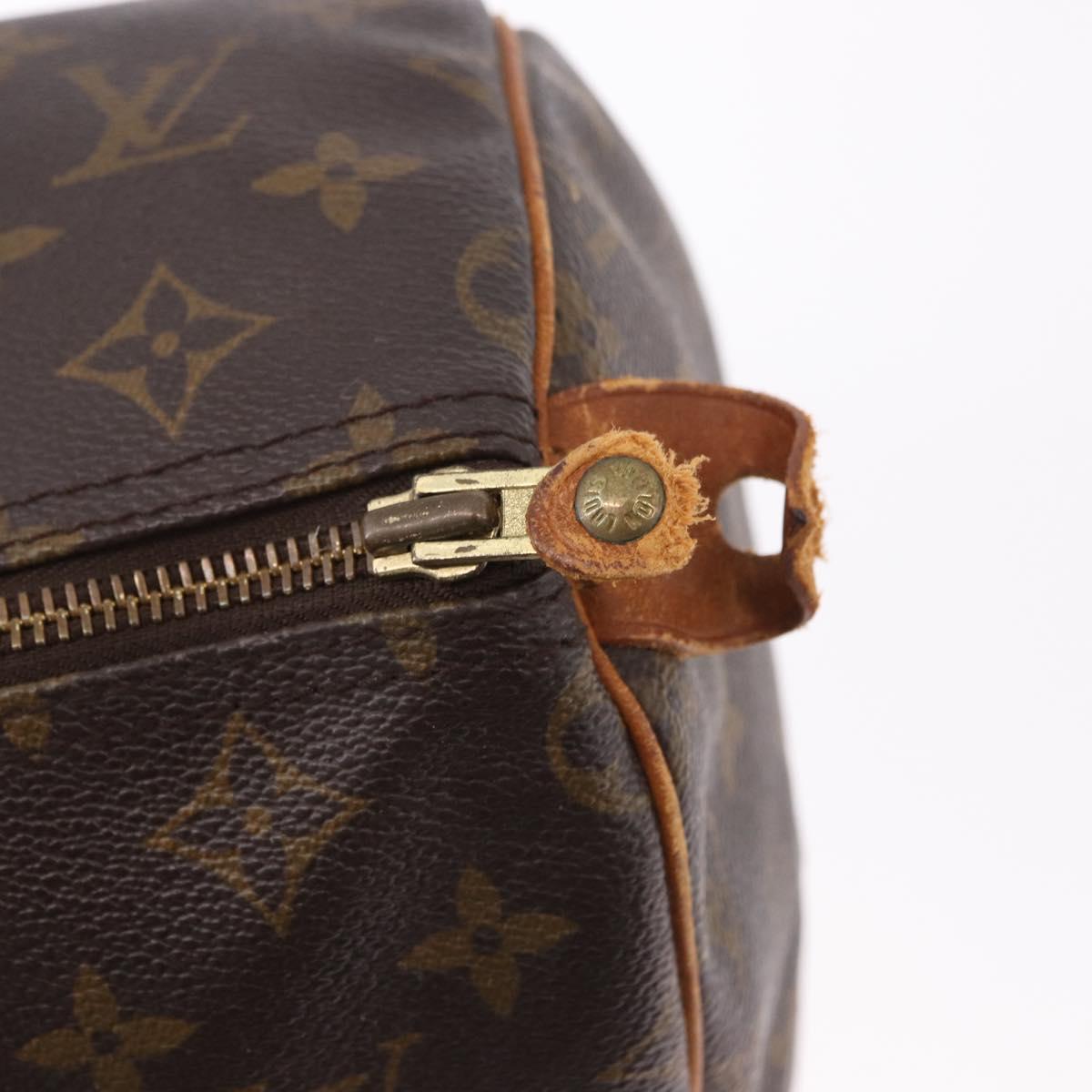 LOUIS VUITTON Monogram Speedy 30 Hand Bag M41526 LV Auth 191366