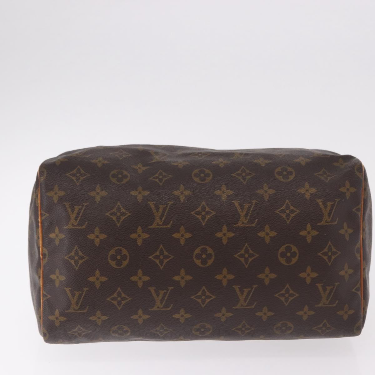 LOUIS VUITTON Monogram Speedy 30 Hand Bag M41526 LV Auth 191366