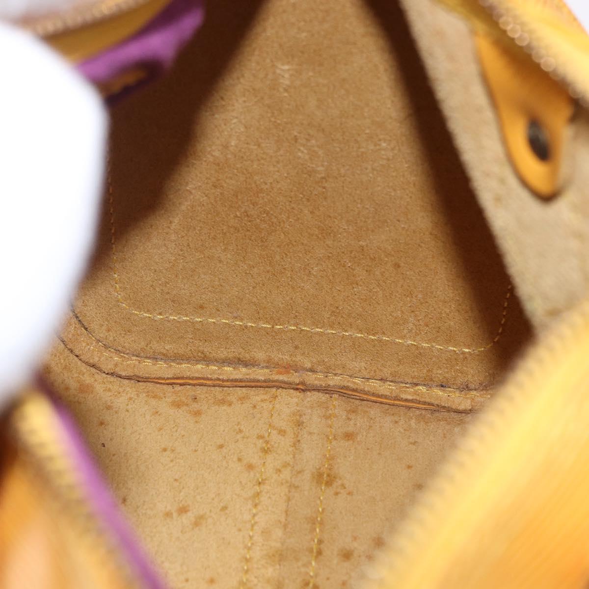 LOUIS VUITTON Epi Speedy 25 Hand Bag Tassili Yellow M43019 LV Auth 191367A