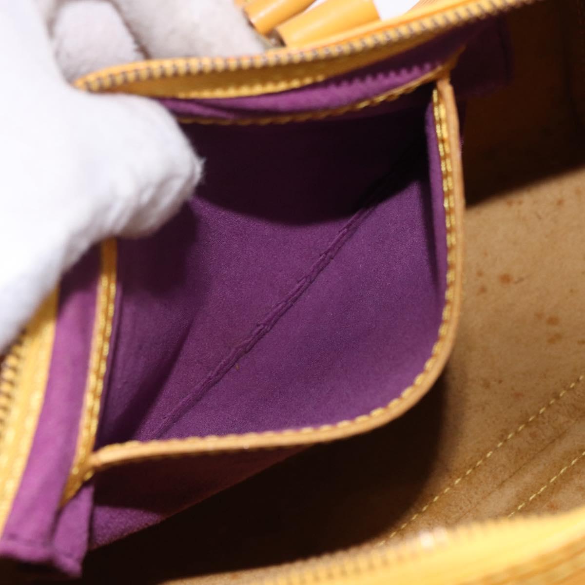 LOUIS VUITTON Epi Speedy 25 Hand Bag Tassili Yellow M43019 LV Auth 191367A