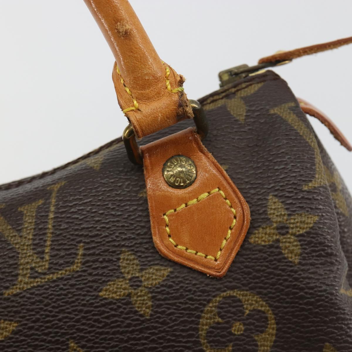 LOUIS VUITTON Monogram Mini Speedy Hand Bag M41534 LV Auth 191370