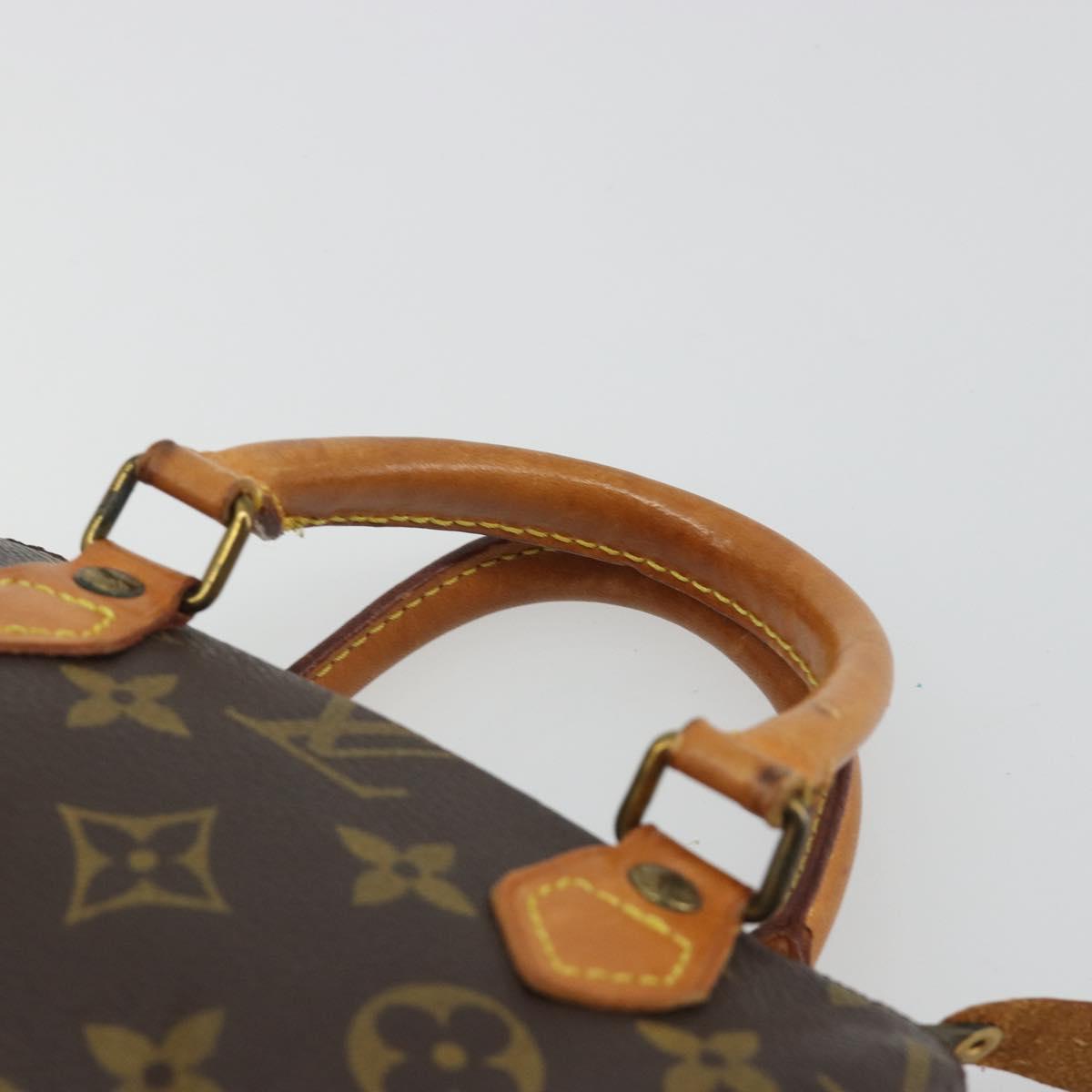 LOUIS VUITTON Monogram Mini Speedy Hand Bag M41534 LV Auth 191370