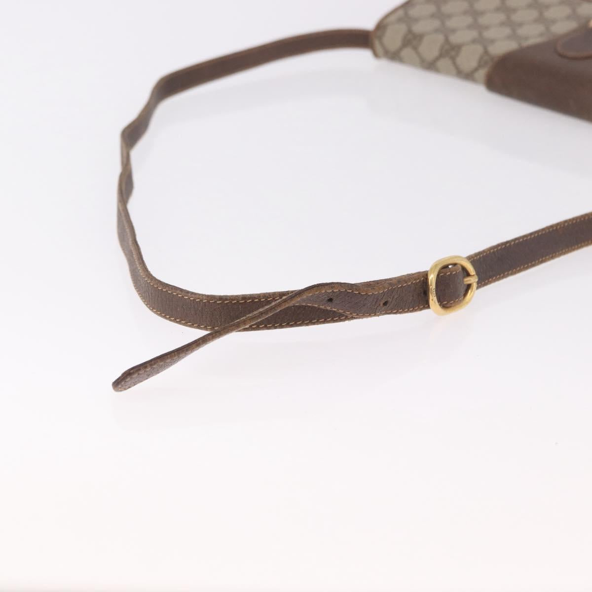 GUCCI GG Supreme Shoulder Bag PVC Beige Gold 904 02 050 Auth 191371