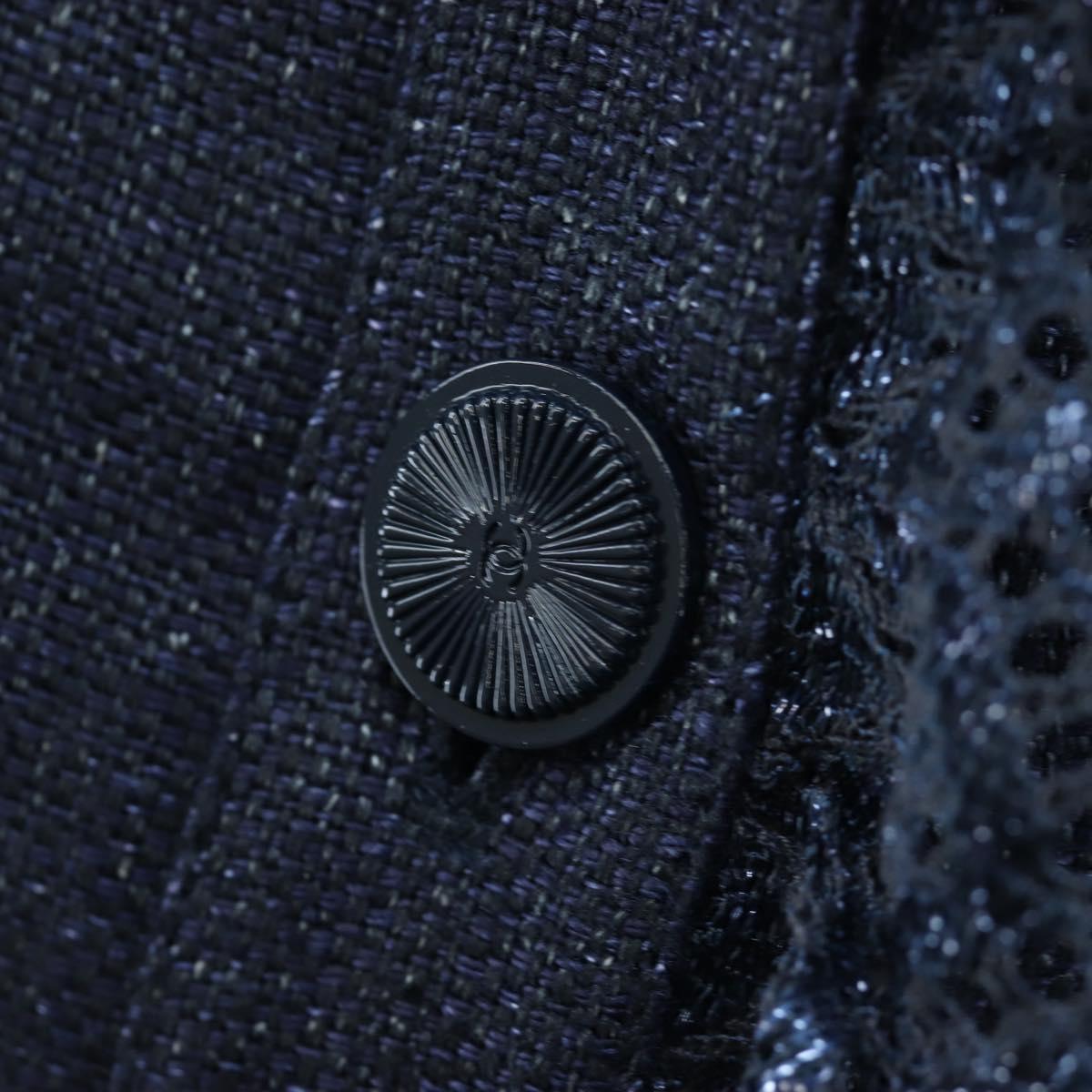 CHANEL Best Denim Navy CC Auth 191380SAM