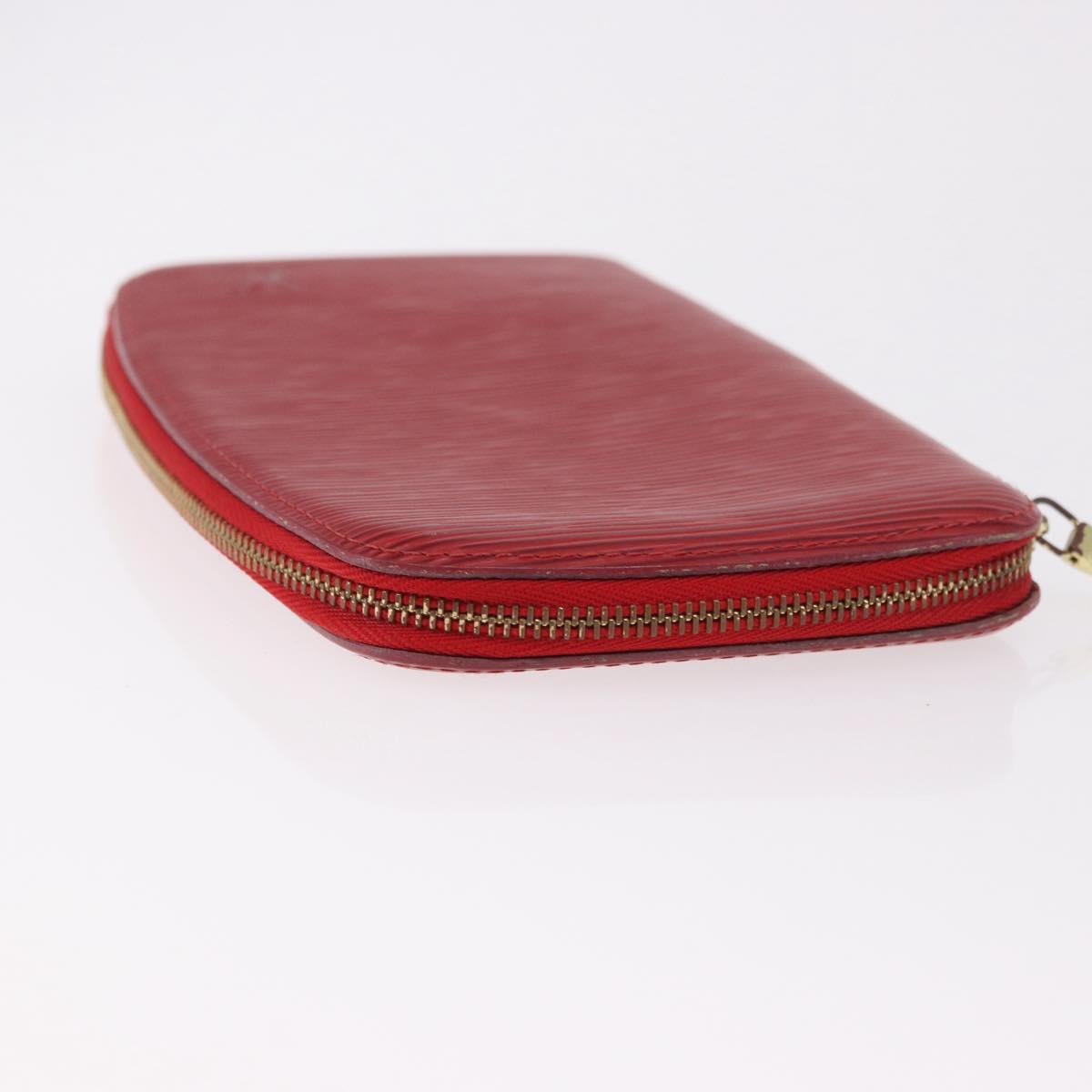LOUIS VUITTON Epi Agenda Geod Wallet Red M63877 LV Auth 191385