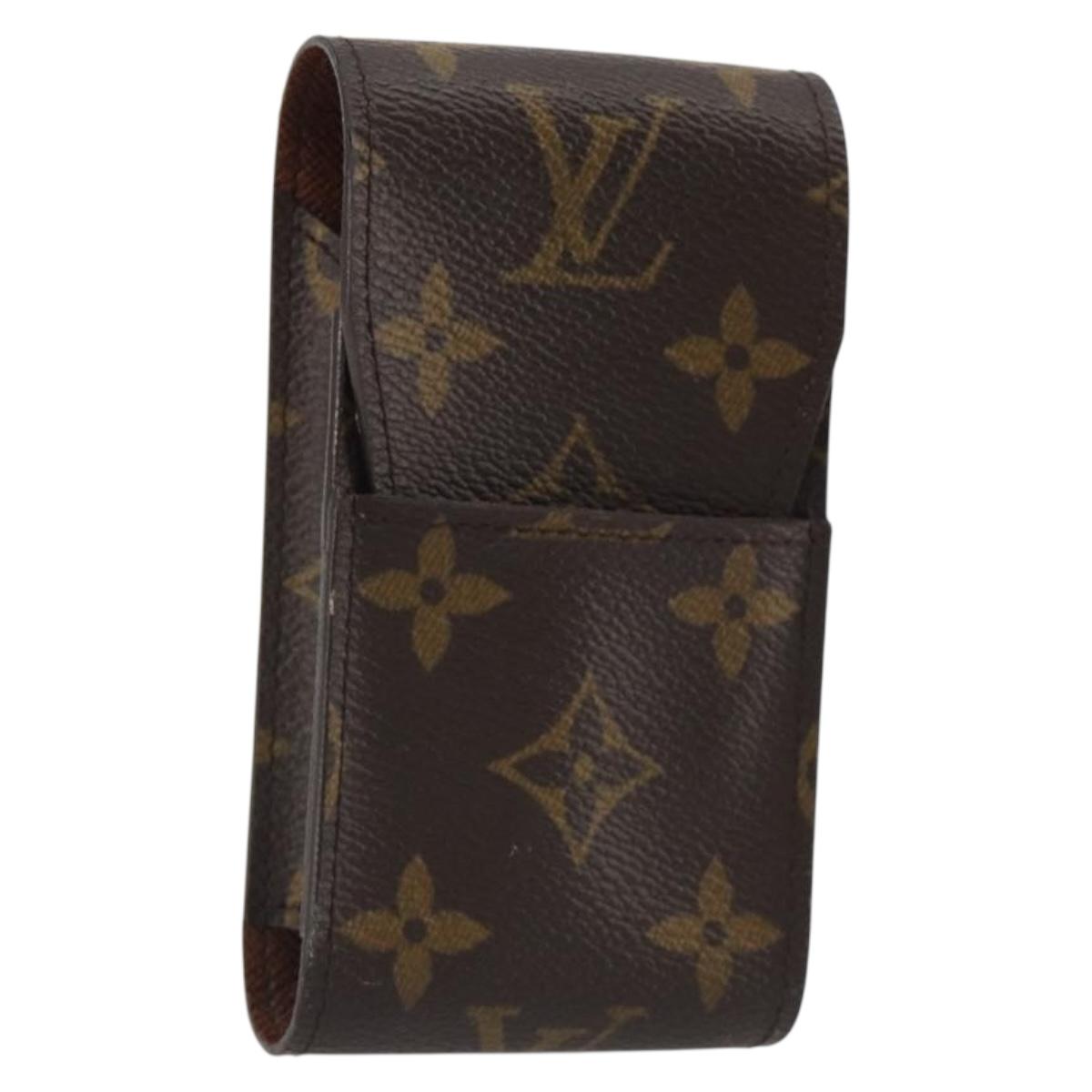 LOUIS VUITTON Monogram Etui Cigarette Case M63024 LV Auth 191415