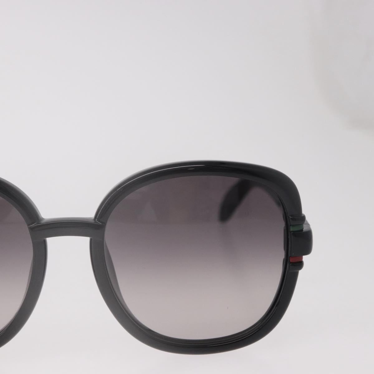 GUCCI Sunglasses Plastic Black Gold Auth 191416V