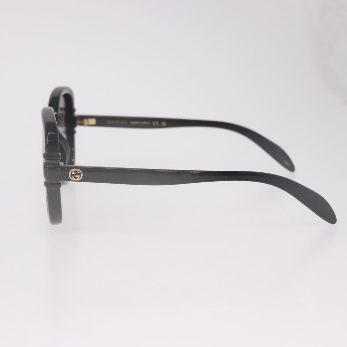 GUCCI Sunglasses Plastic Black Gold Auth 191416V