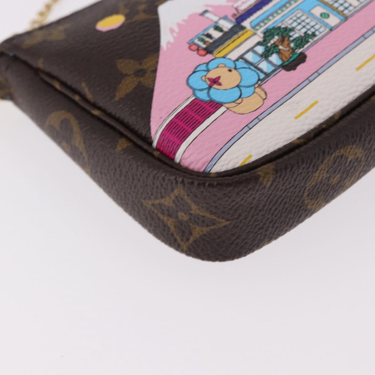 LOUIS VUITTON Vivienne Mini Pochette Accessoires Pouch M81637 Auth 191456SM