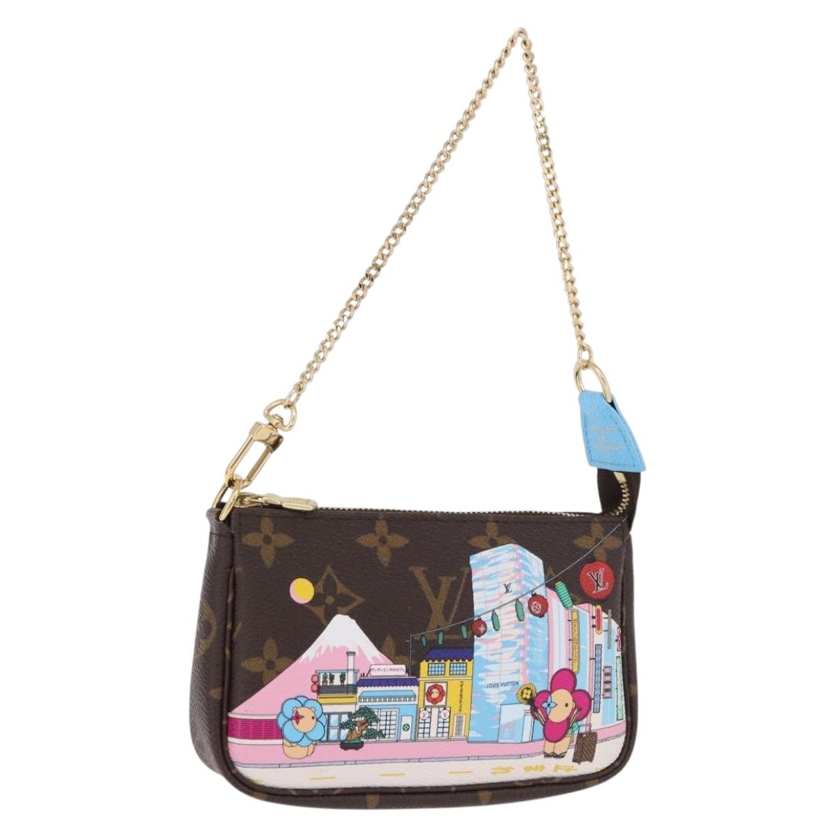 LOUIS VUITTON Vivienne Mini Pochette Accessoires Pouch M81637 Auth 191456SM