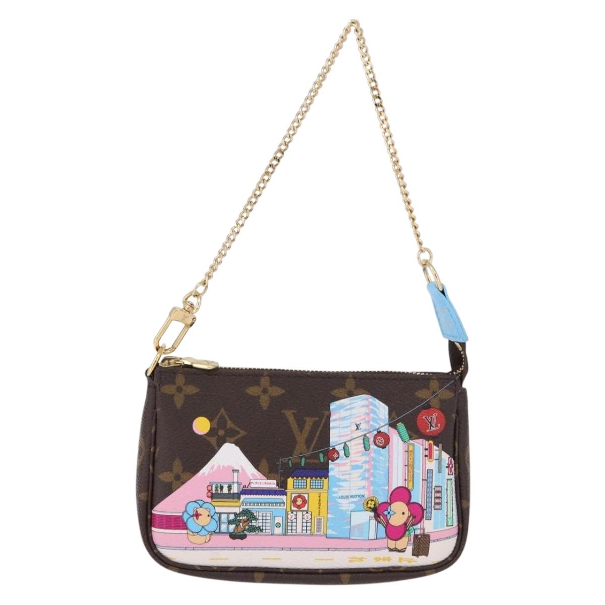 LOUIS VUITTON Vivienne Mini Pochette Accessoires Pouch M81637 Auth 191456SM