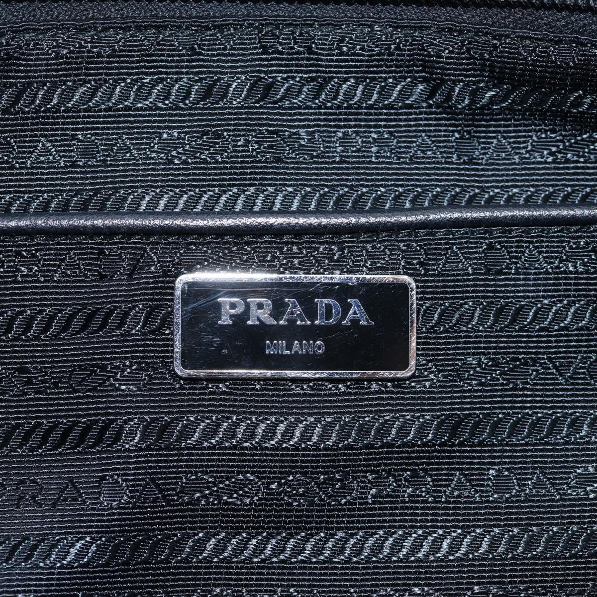 PRADA Tote Bag Nylon 2way Multicolor Silver Auth 191457A