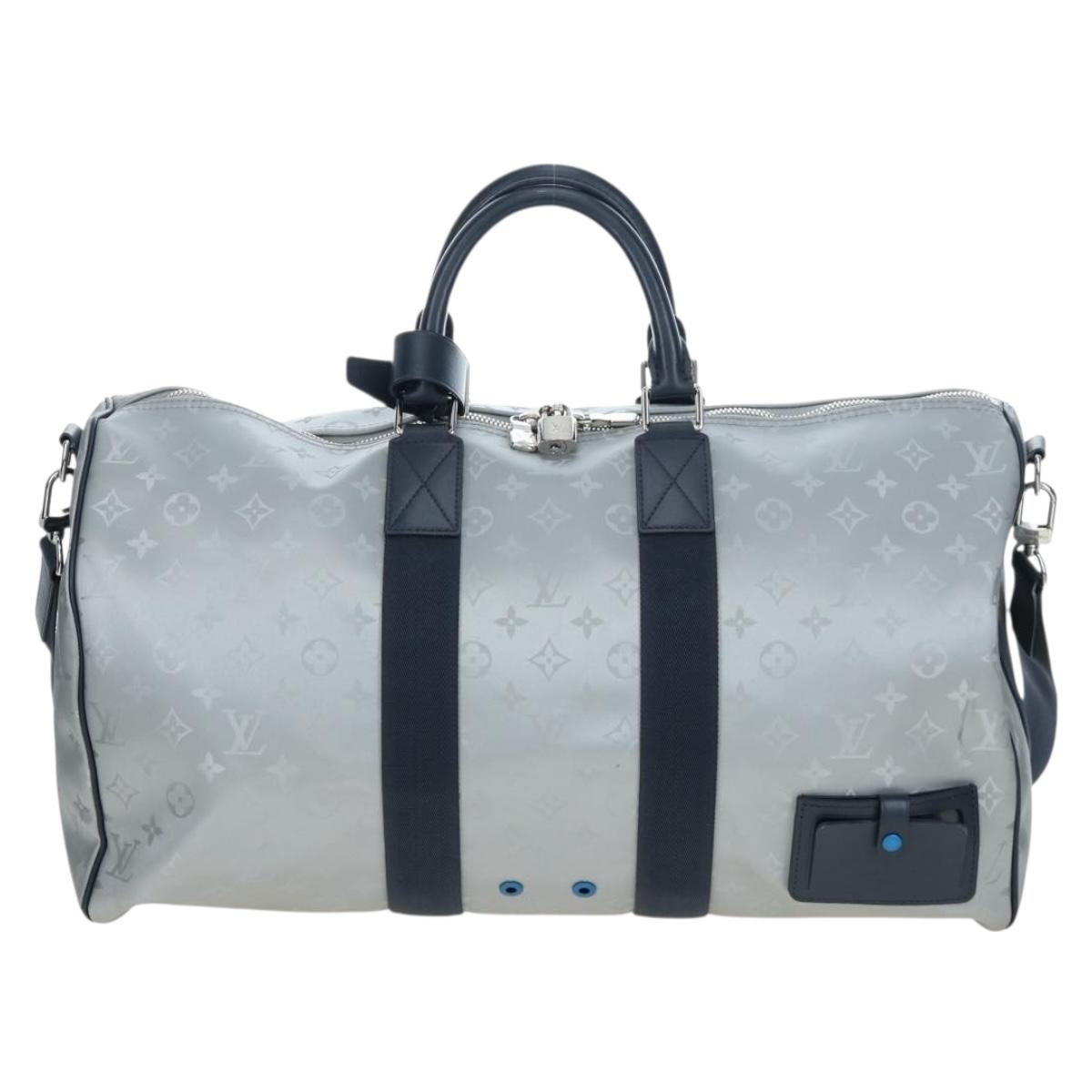 LOUIS VUITTON Monogram Satellite Keepall Bandouliere 50 Bag M44170 Auth 191460M