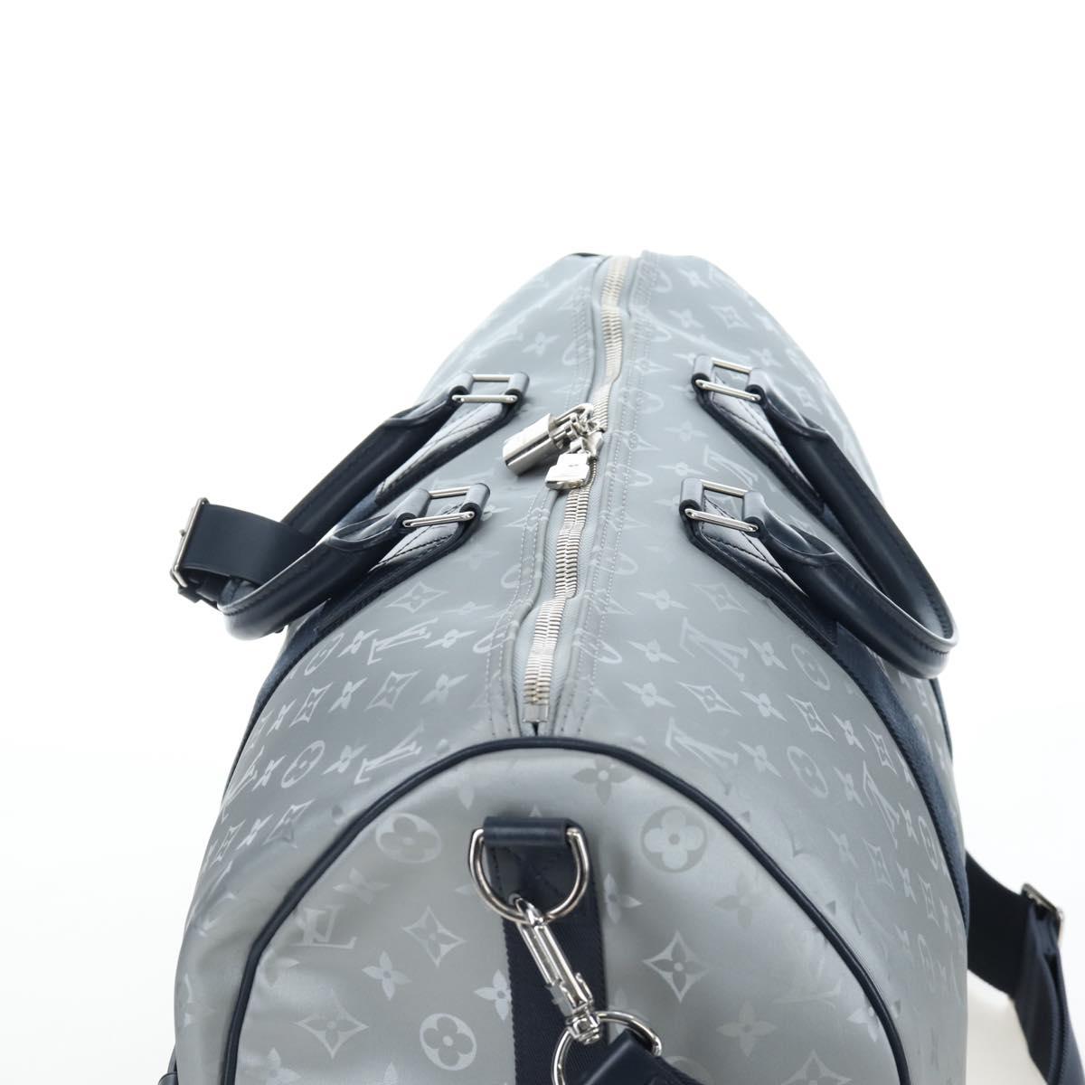 LOUIS VUITTON Monogram Satellite Keepall Bandouliere 50 Bag M44170 Auth 191460M