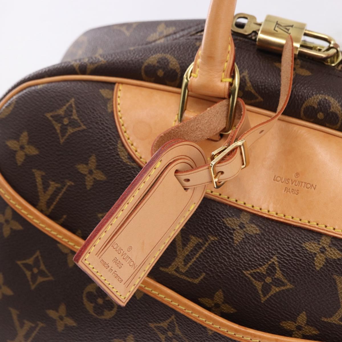 LOUIS VUITTON Monogram Deauville Hand Bag M47270 LV Auth 191464V