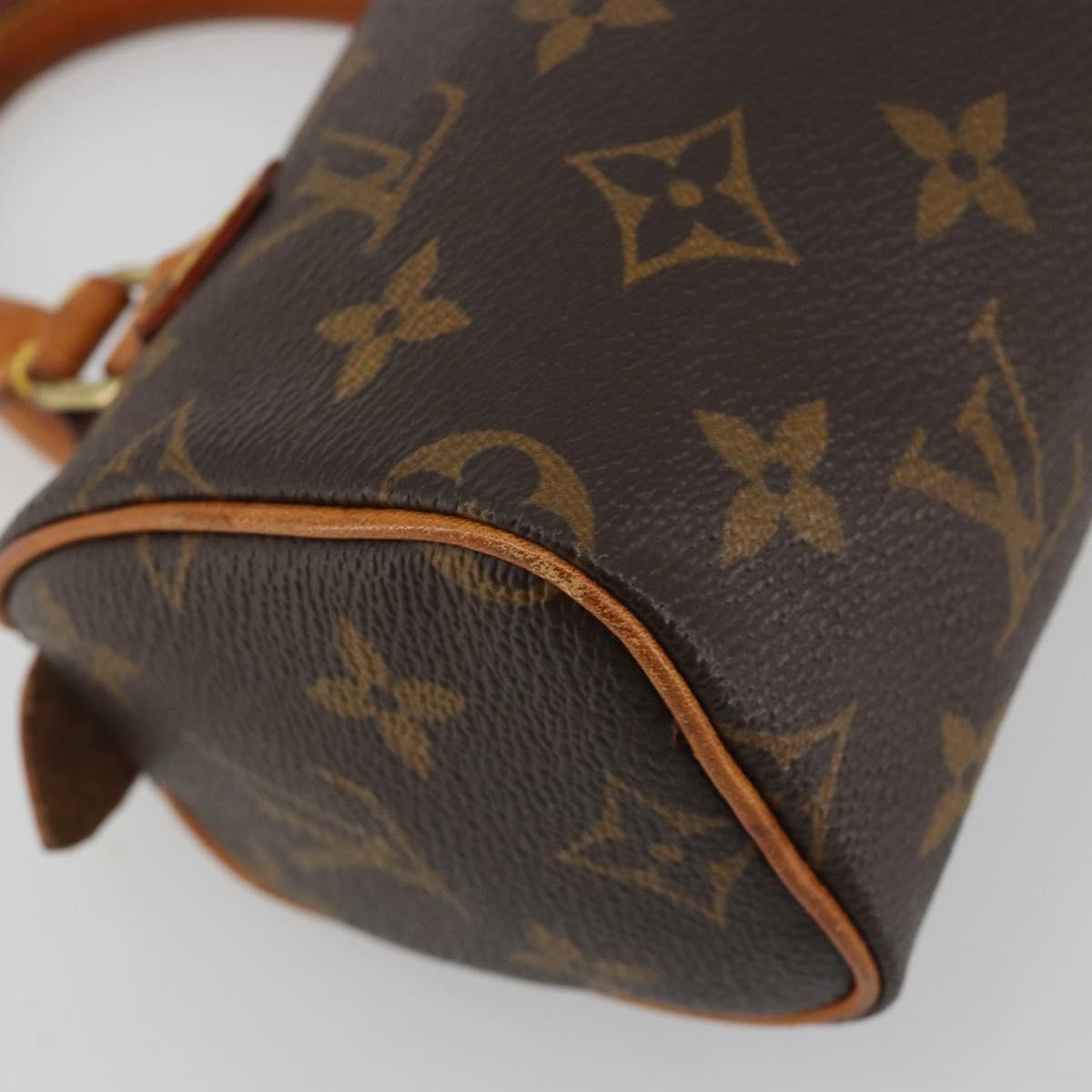 LOUIS VUITTON Monogram Mini Speedy Hand Bag M41534 LV Auth 191467