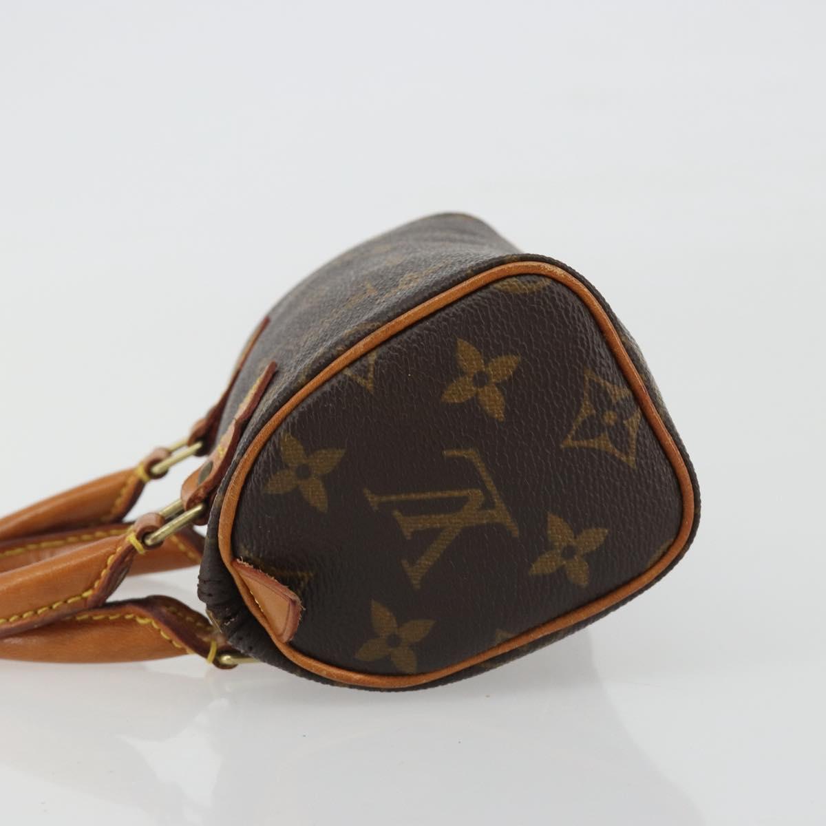 LOUIS VUITTON Monogram Mini Speedy Hand Bag M41534 LV Auth 191467