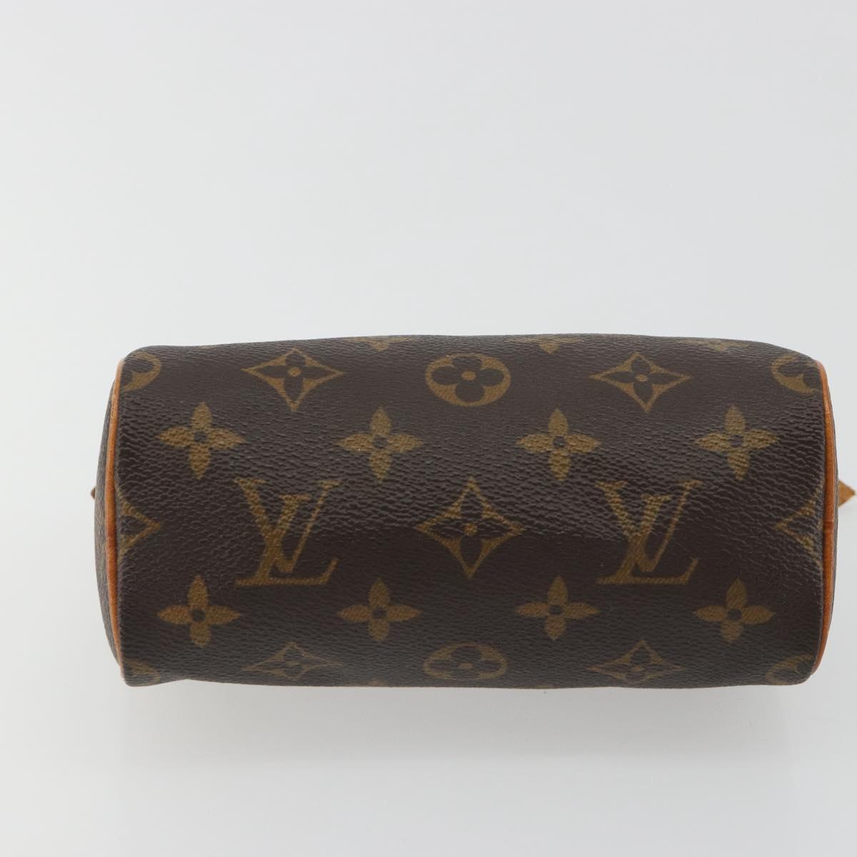 LOUIS VUITTON Monogram Mini Speedy Hand Bag M41534 LV Auth 191467