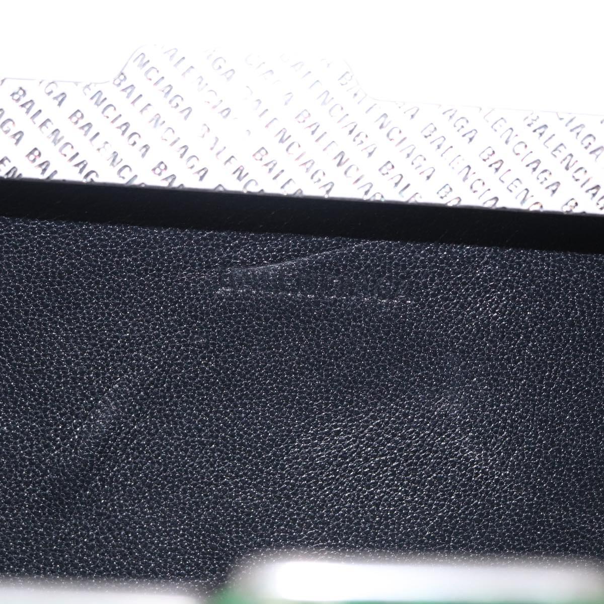BALENCIAGA Magazine Print Bag Patent leather WFP Collaboration Auth 191472SM