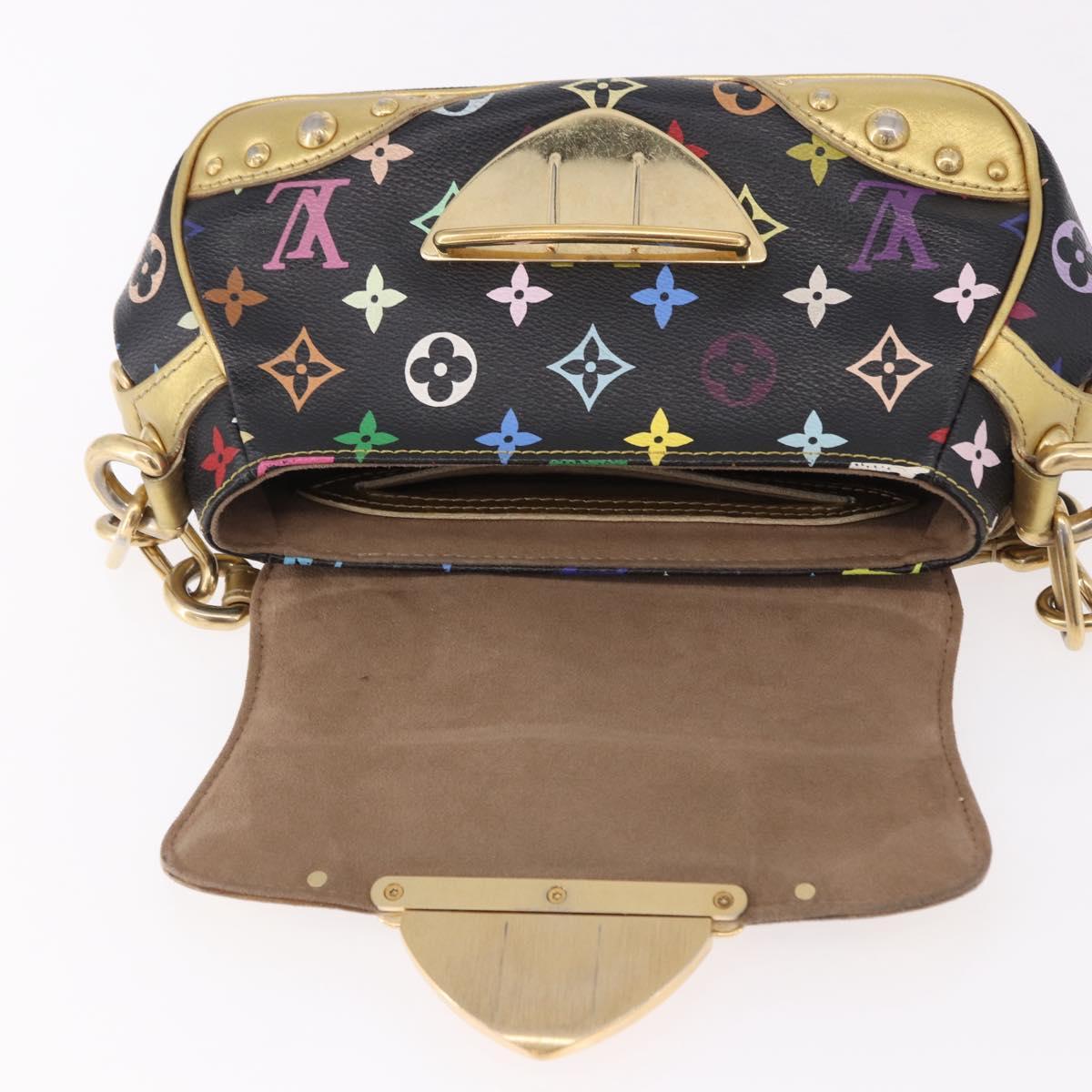 LOUIS VUITTON Monogram Multicolor Marilyn Bag Black M40207 LV Auth 191474V