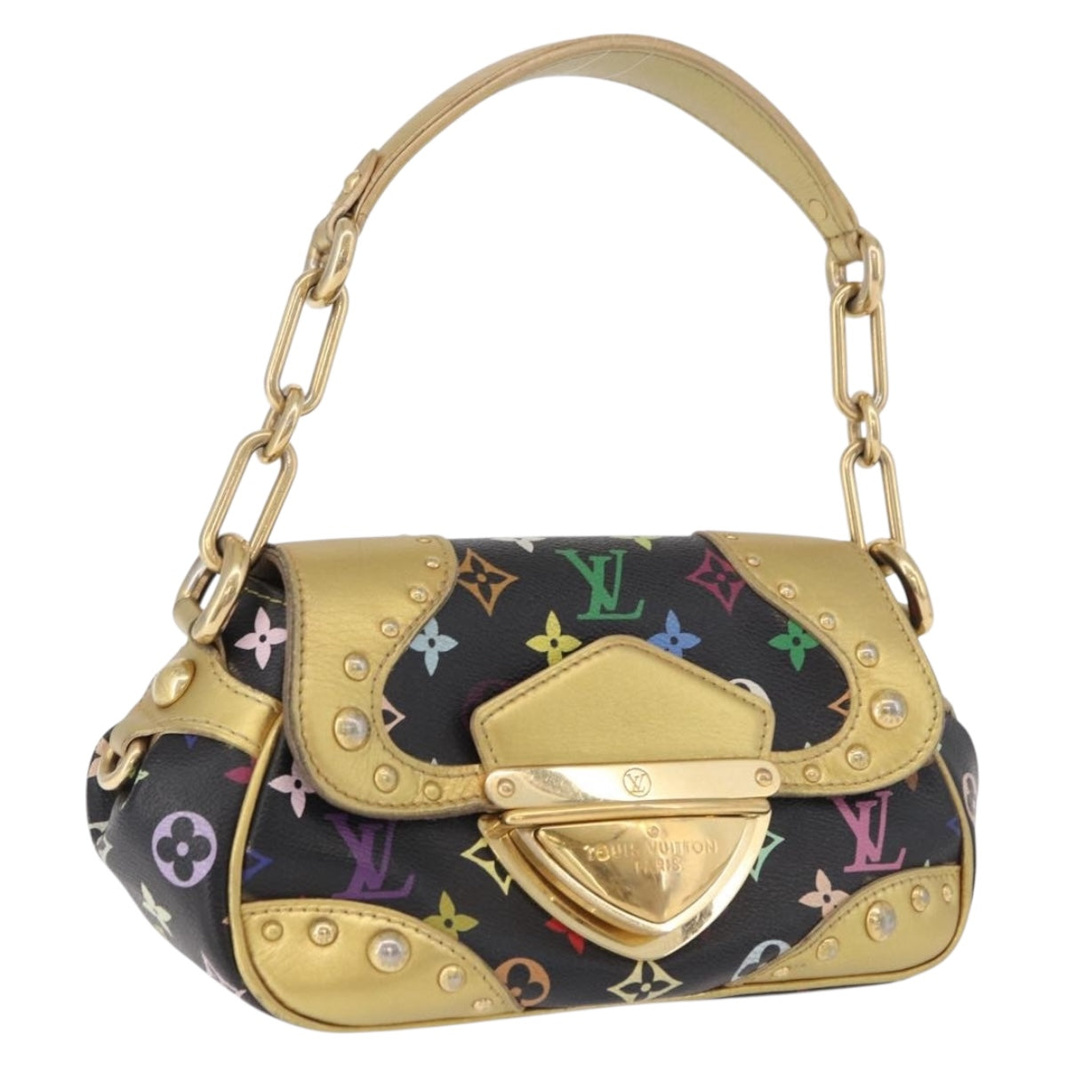 LOUIS VUITTON Monogram Multicolor Marilyn Bag Black M40207 LV Auth 191474V